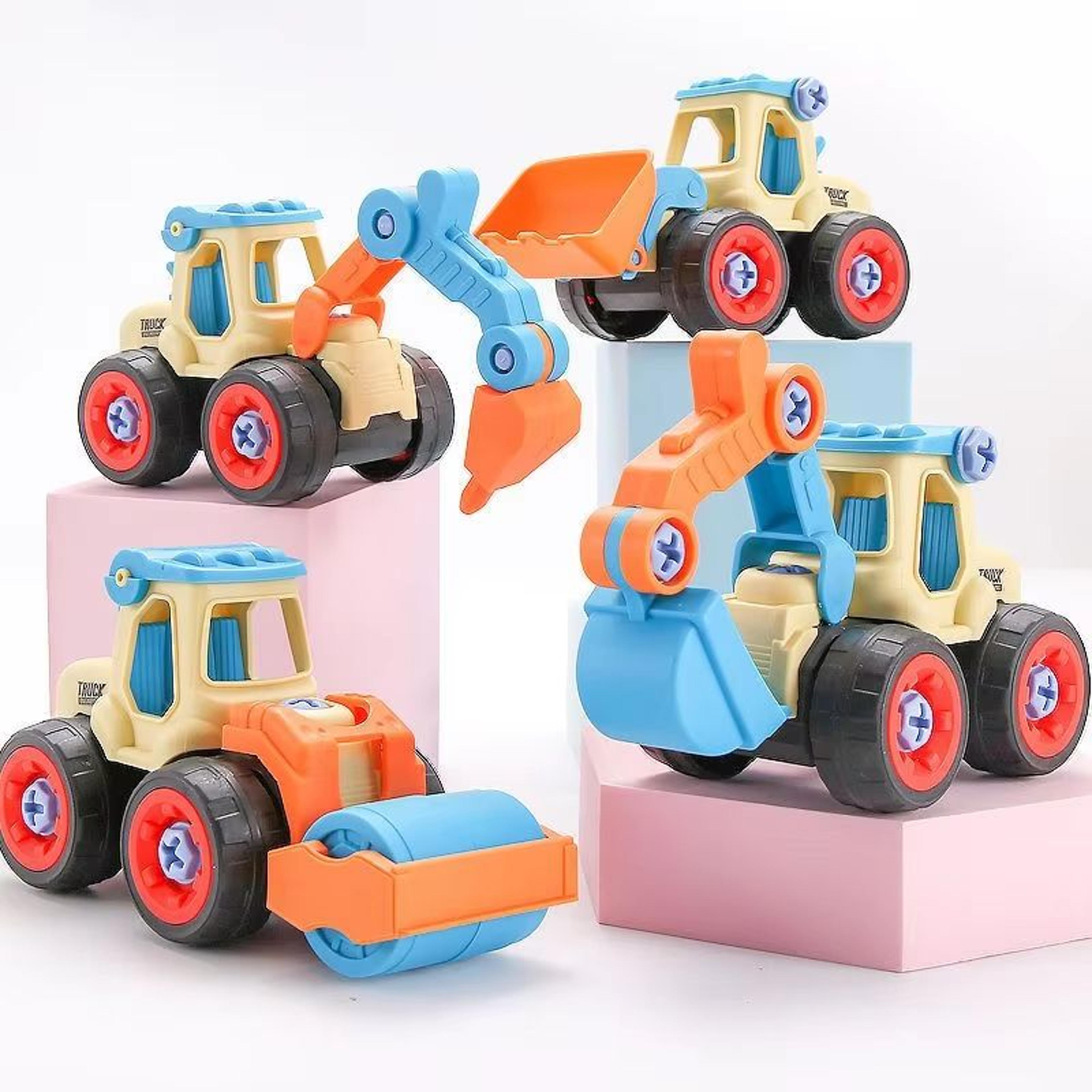 kids diy engineering truck and tool set