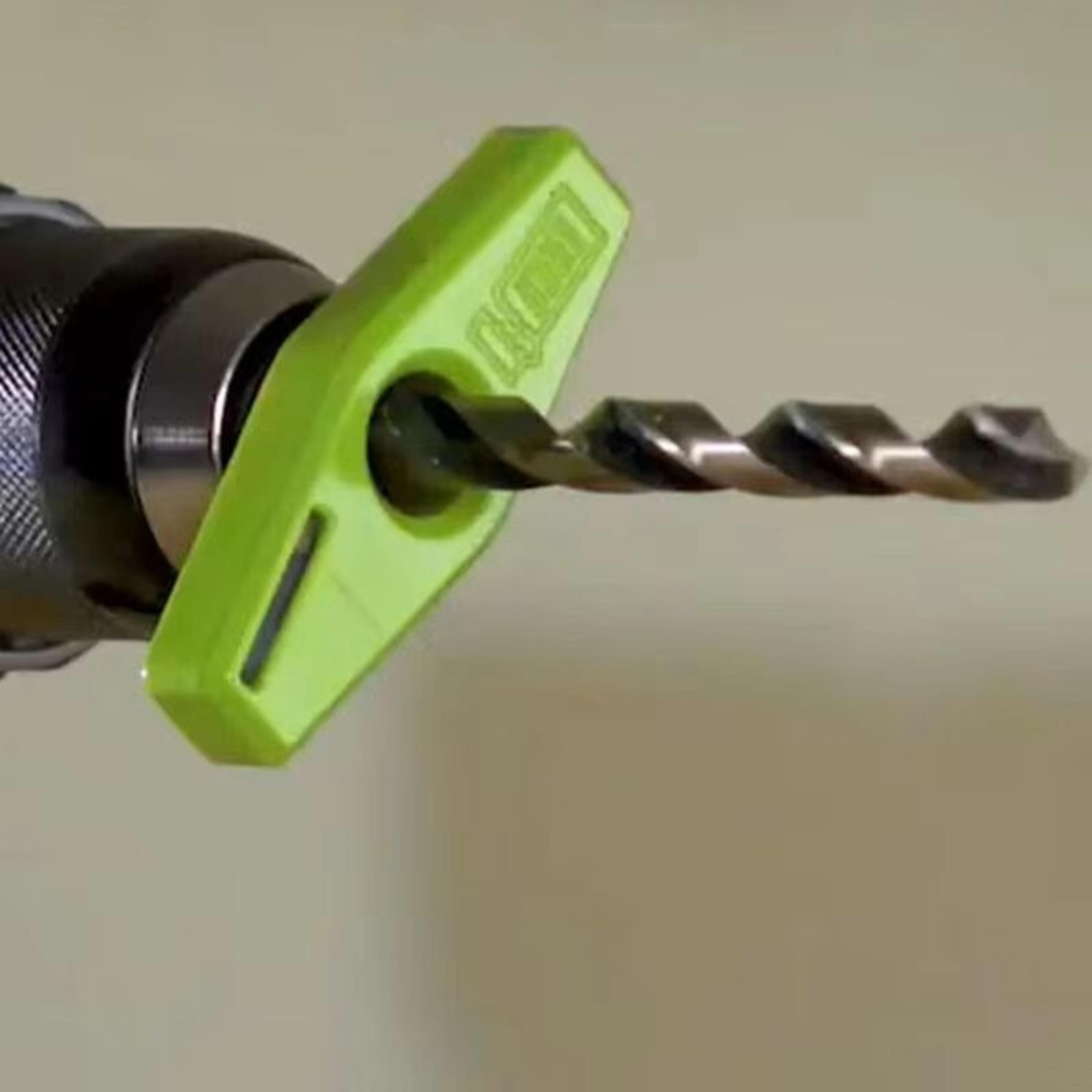 precision plastic drill hole locator with light guide