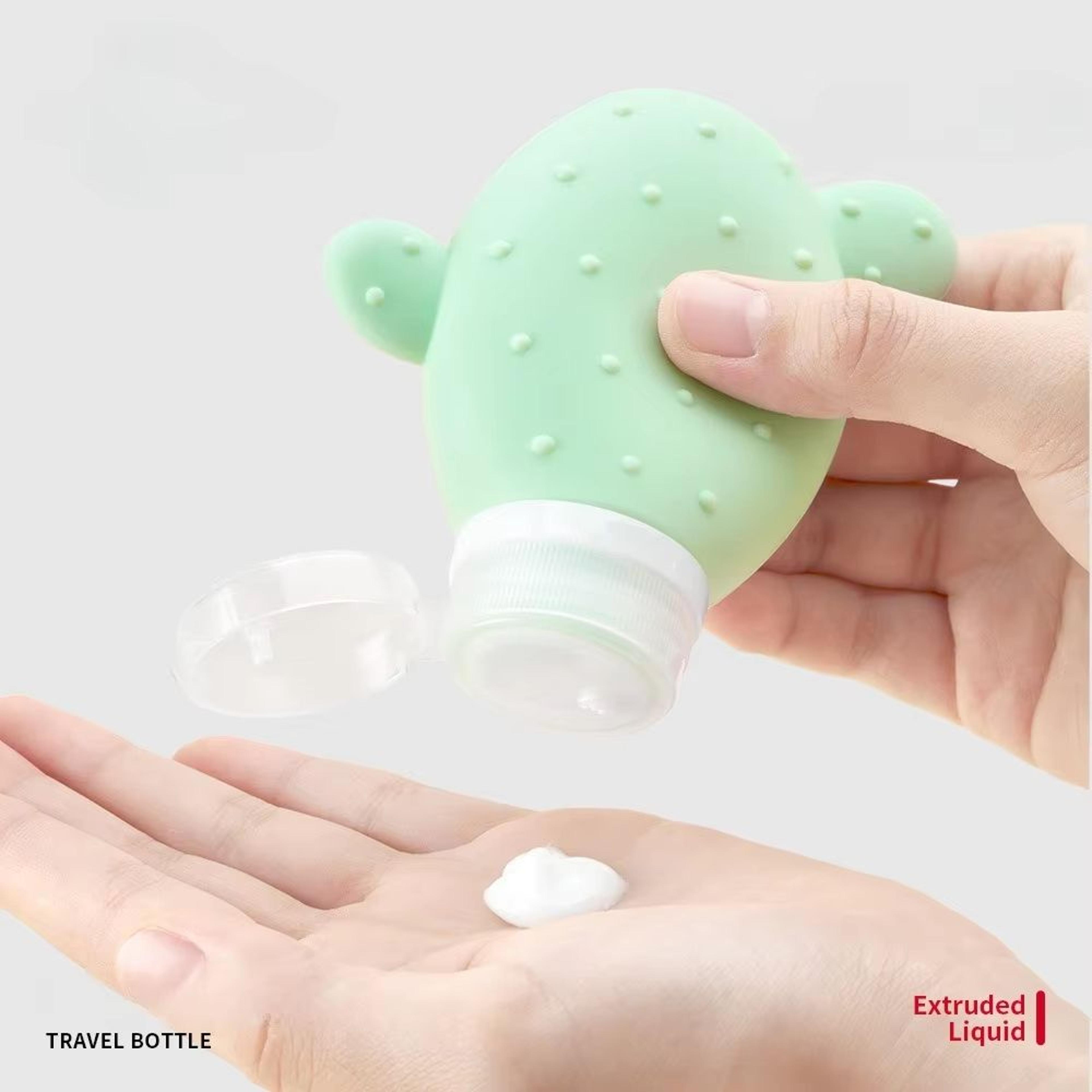 silicone leakproof travel bottles for shampoo lotion and body wash