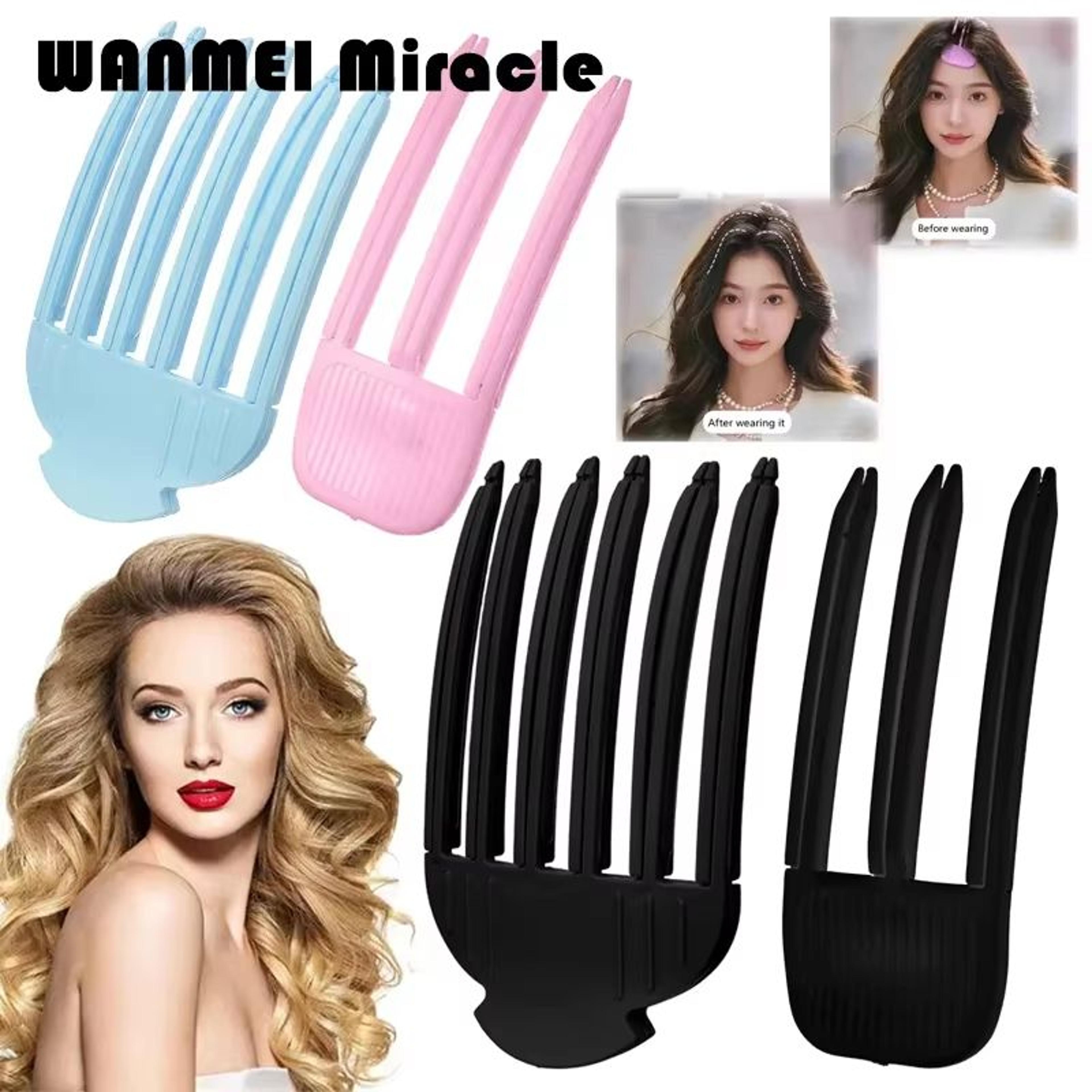heatless volumelift curling clip set for natural root texture