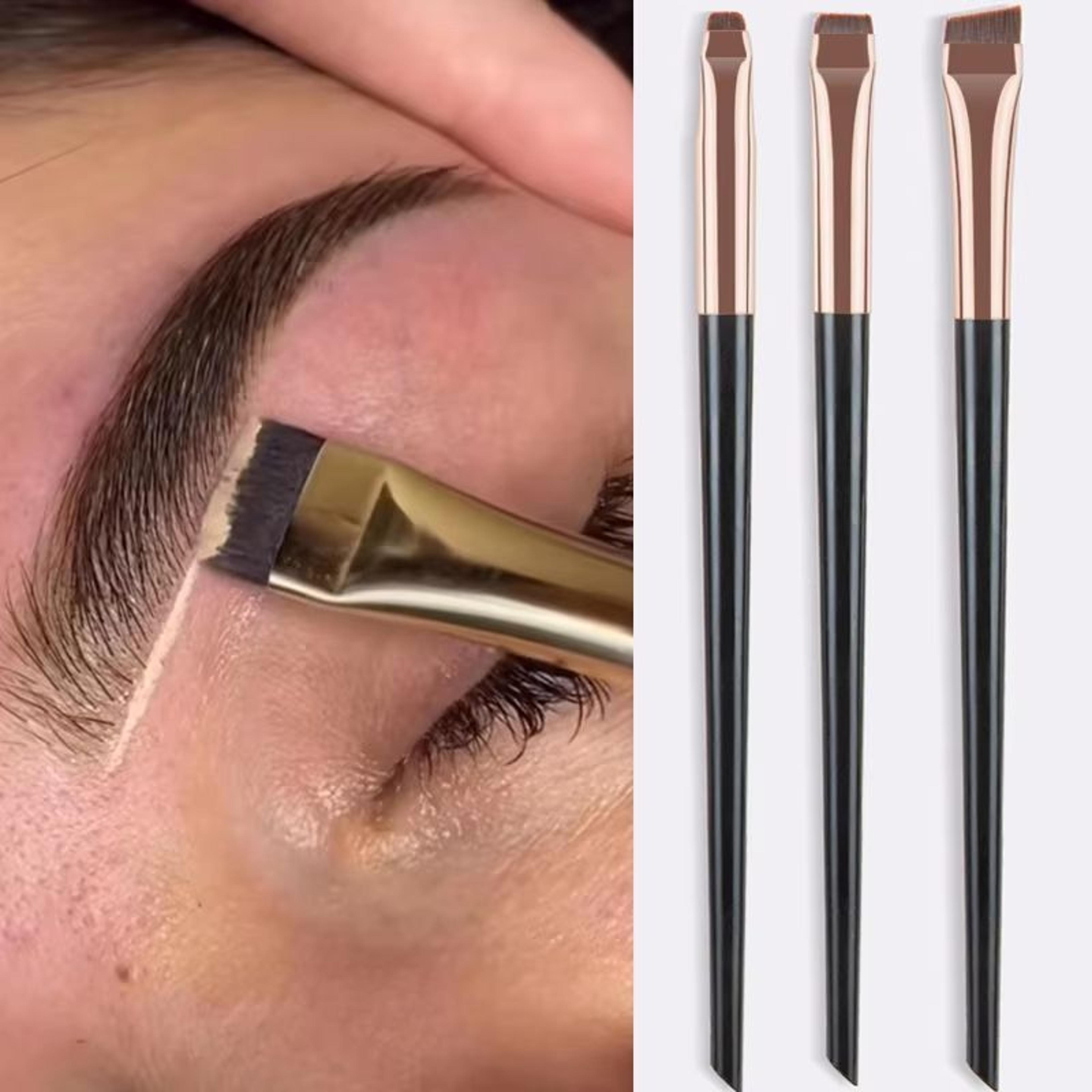 karsyngirl flat fine eyeliner and eyebrow brush set