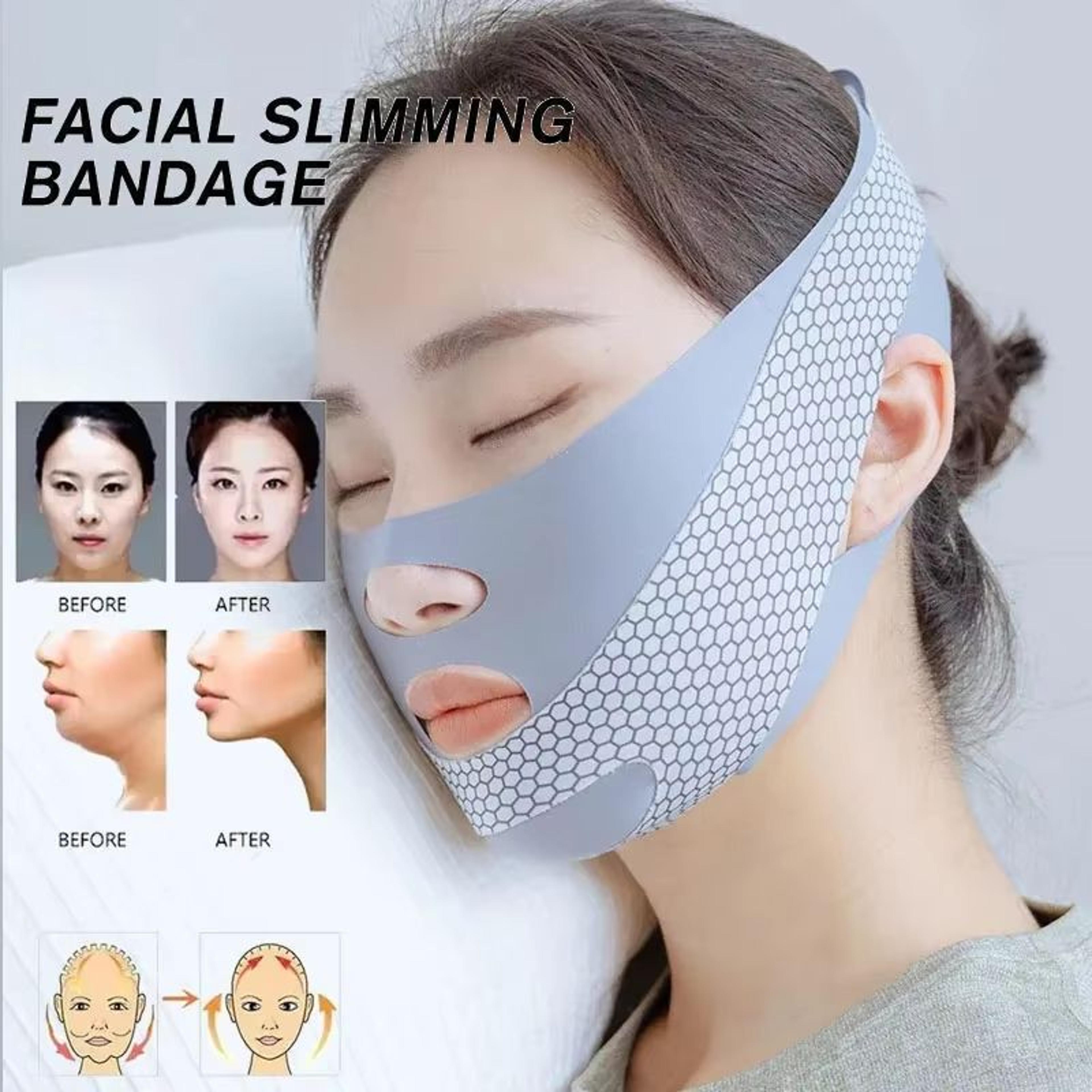 face-lift sleep face v shaper – facial slimming bandage to reduce double chin and shape jawline
