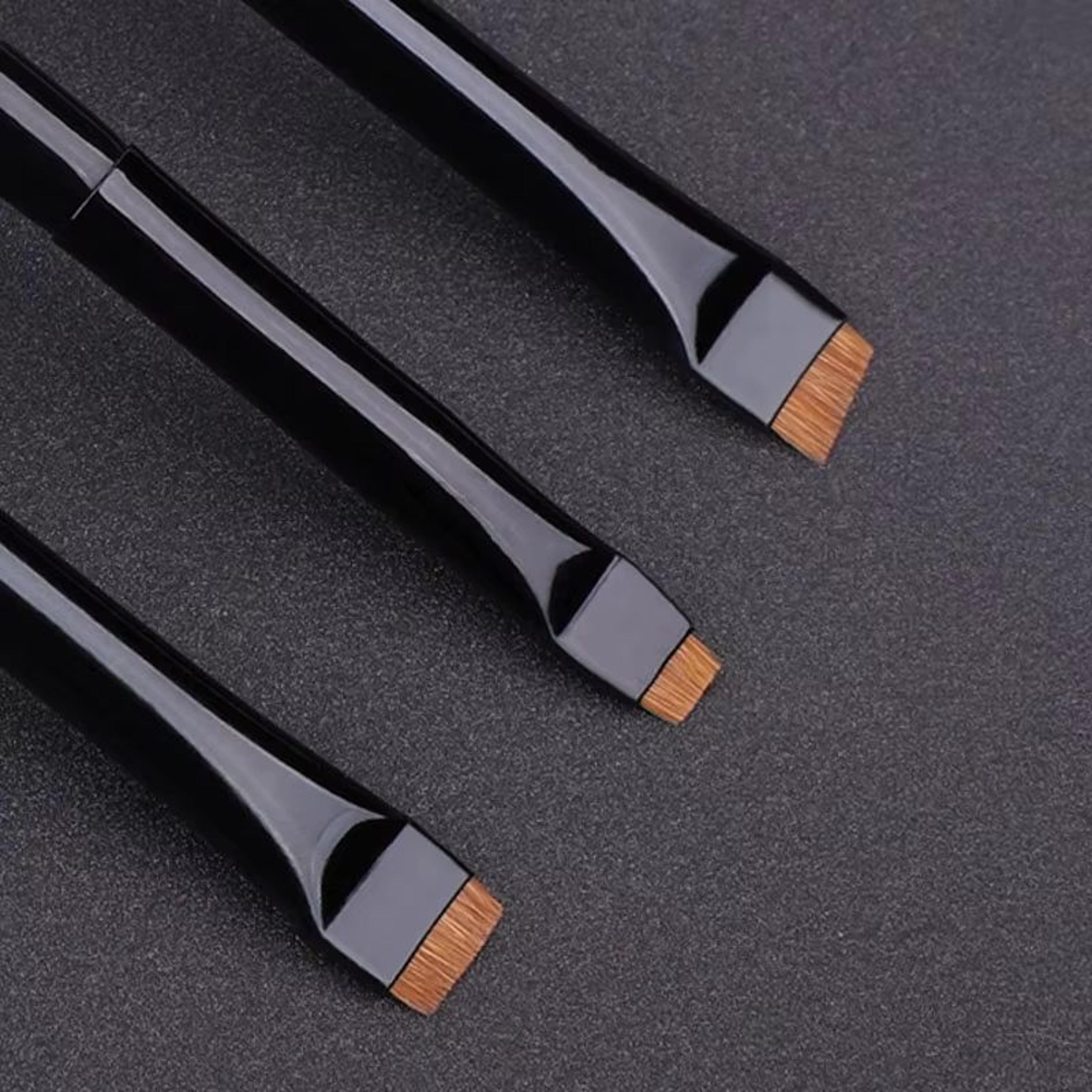 karsyngirl 1/2/3pcs flat eyeliner & eye detail makeup brush set – professional eye makeup tool for eyeliner, brows, lips