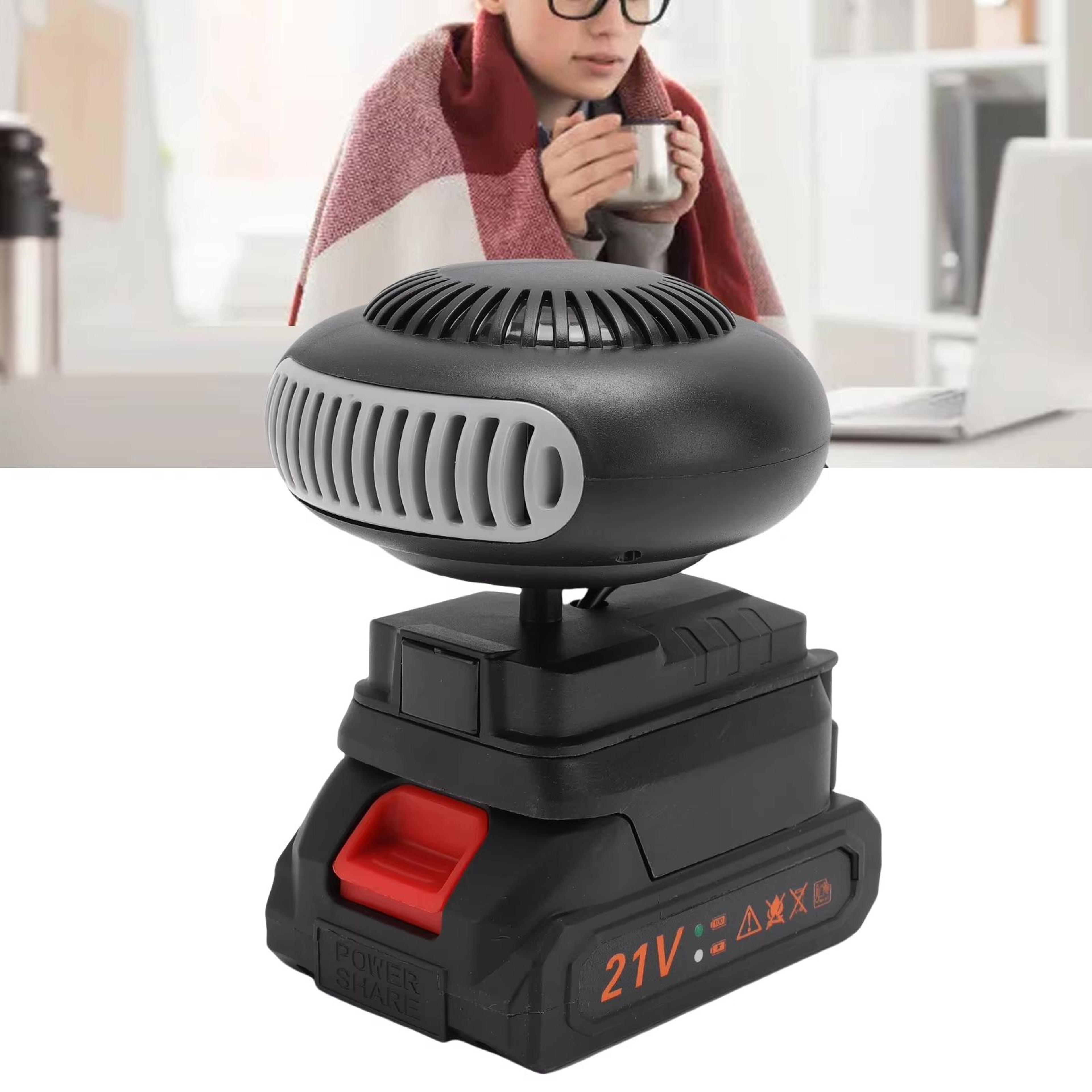 portable car heater & window defogger – compact abs small space heater with us plug