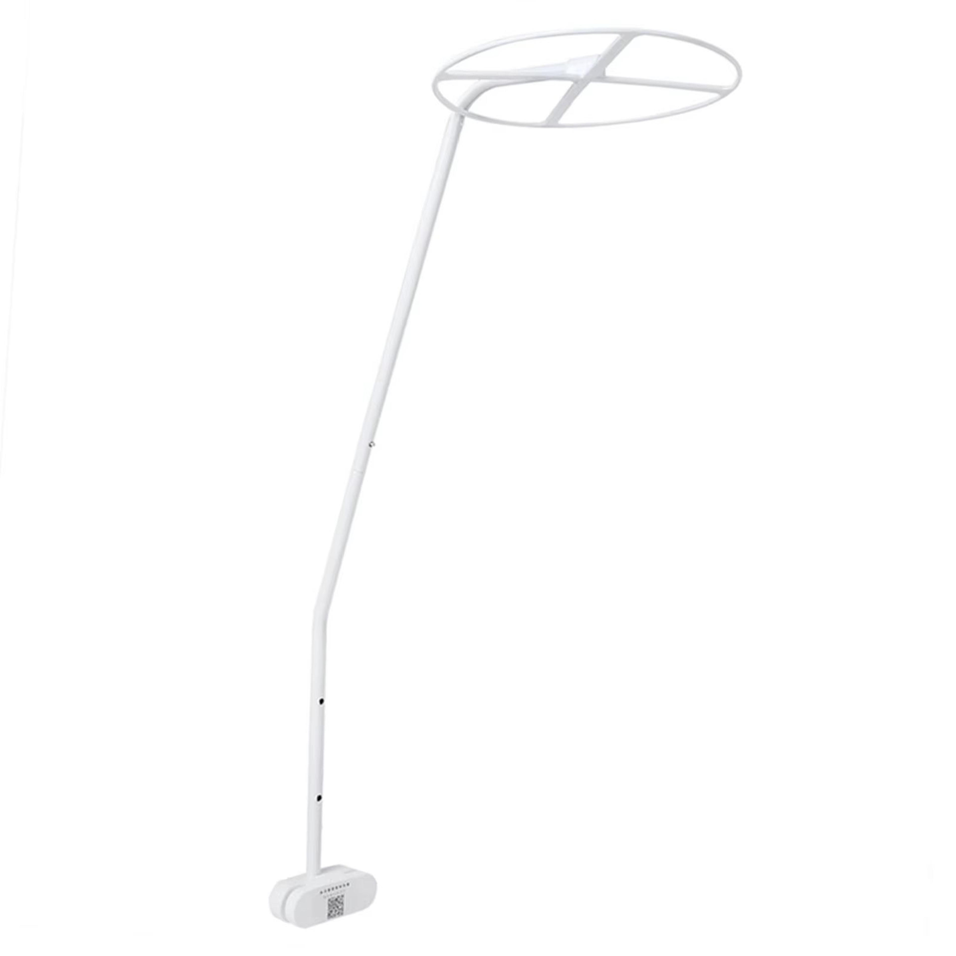 adjustable mosquito net stand – clip-on crib canopy holder rack for baby beds
