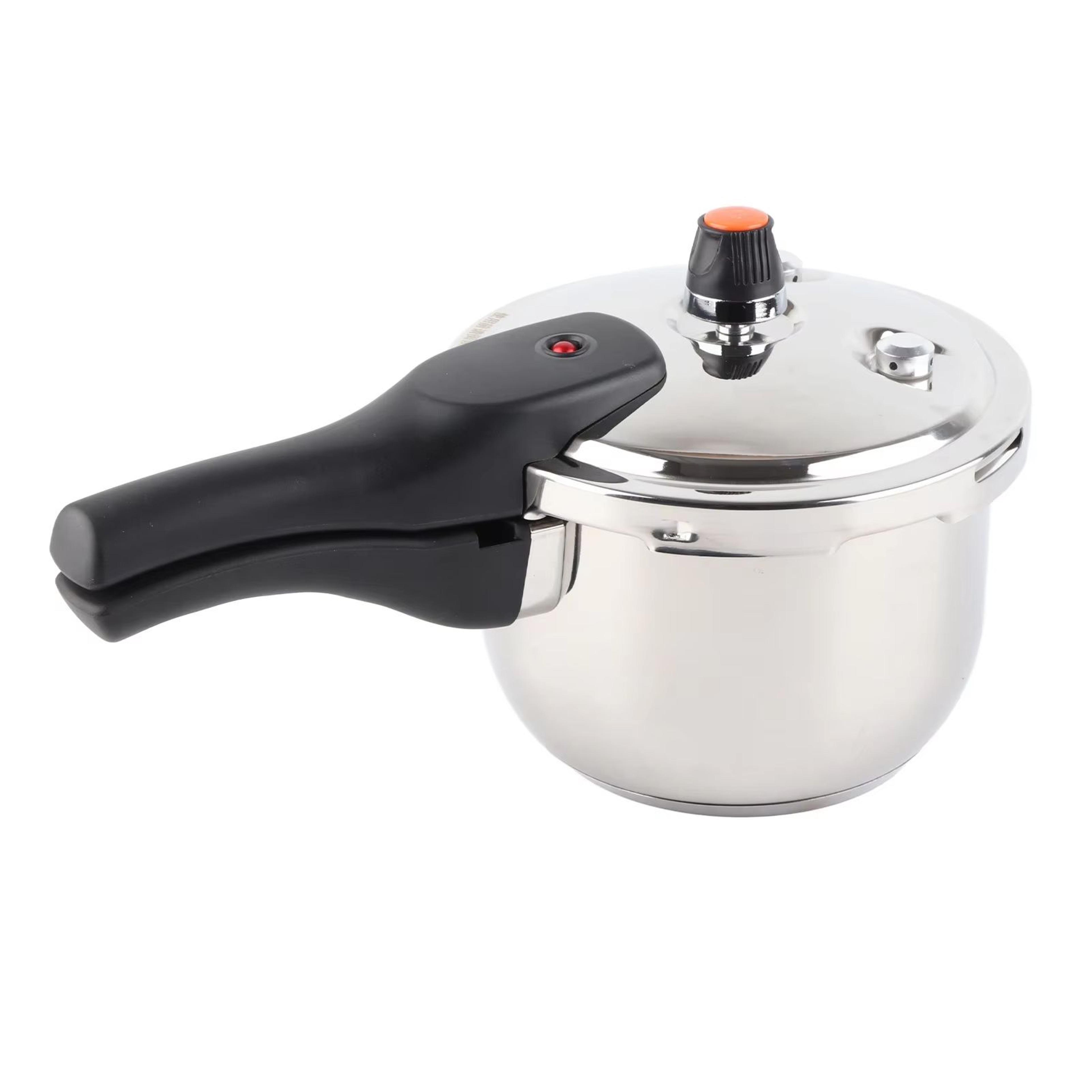stainless steel pressure cooker with safety valve – 80 kpa explosion-proof multifunctional cooking pot