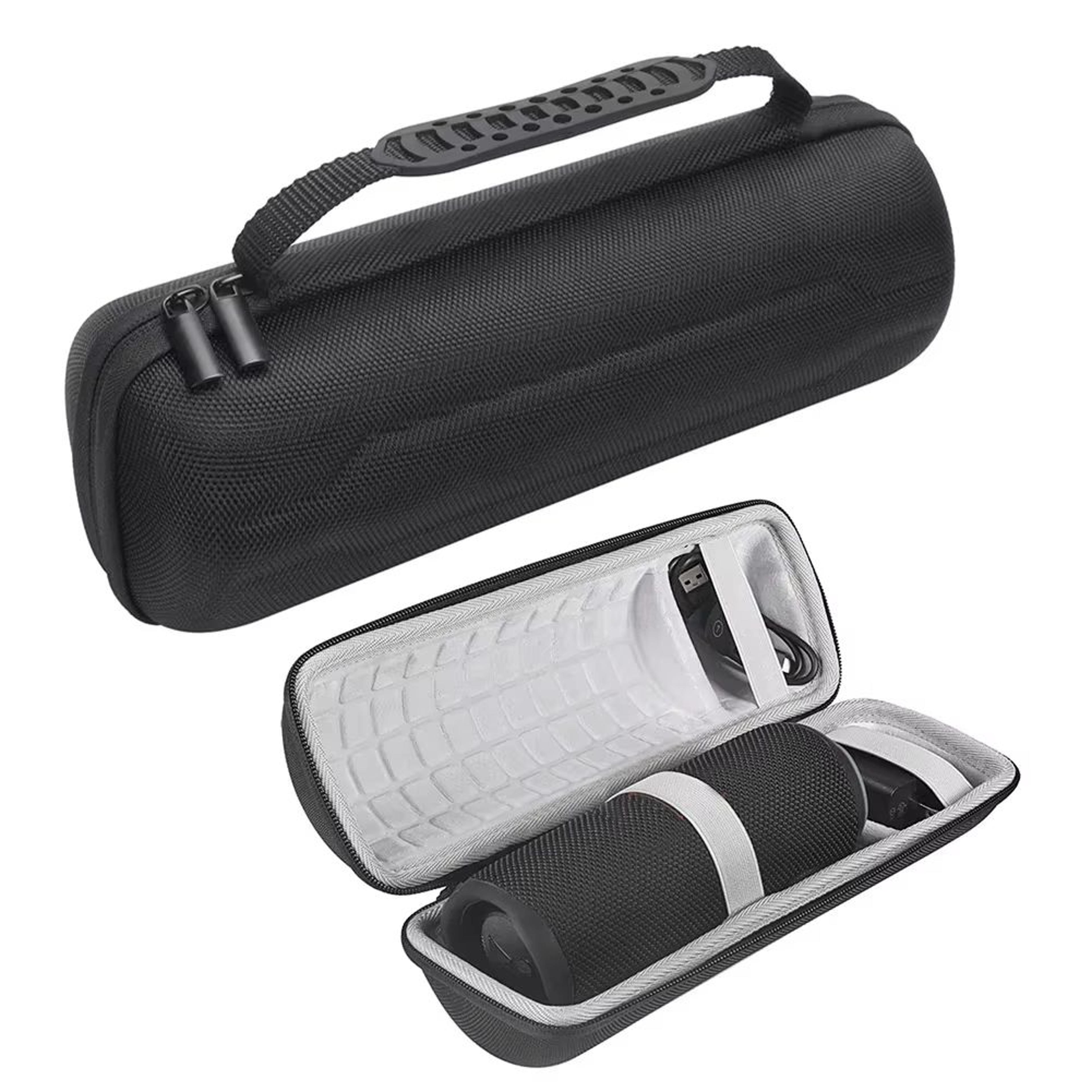 portable carrying case storage bag for jbl flip speakers with protective organizer design