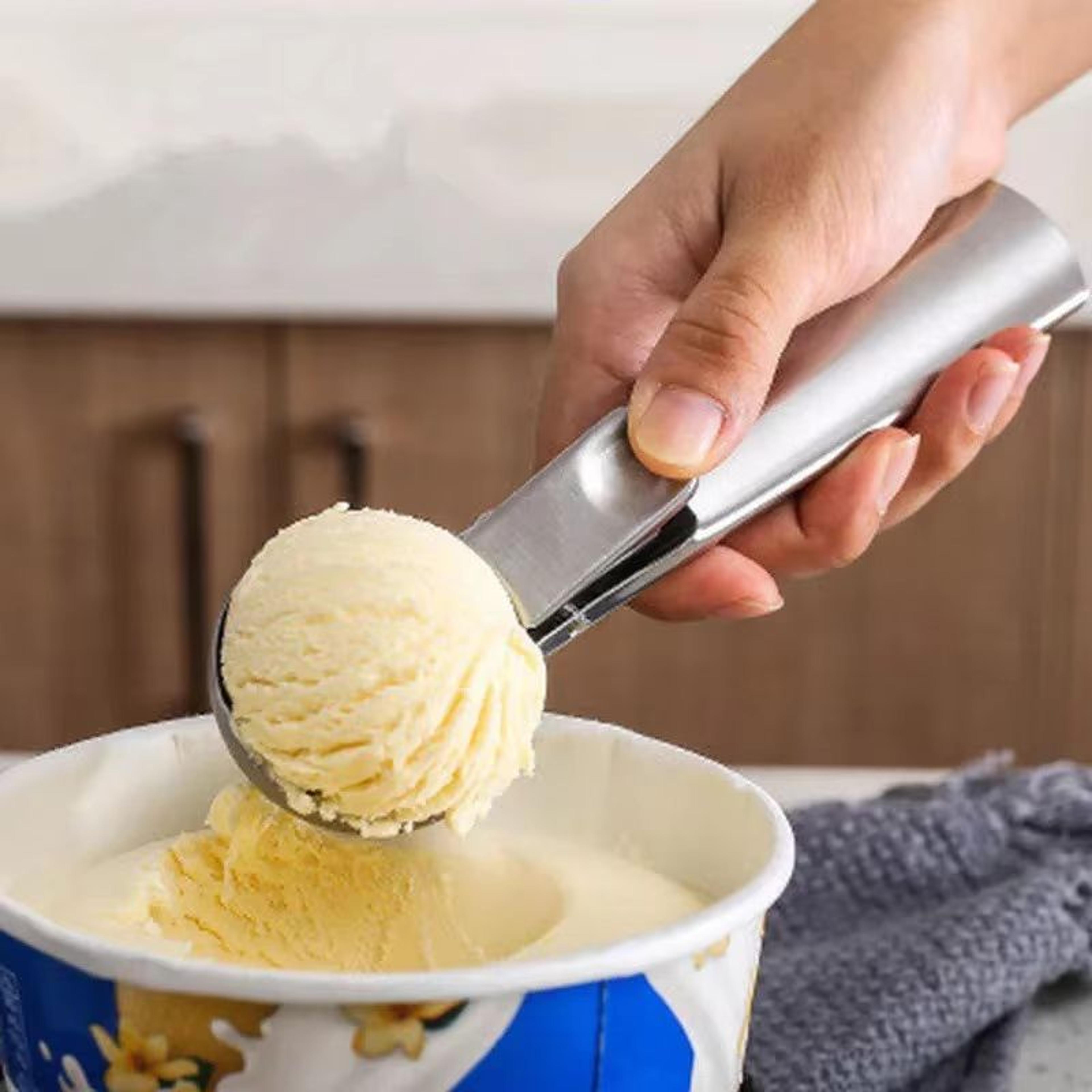 stainless steel ice cream spoon scoop ball shaper for ice cream gelato and frozen yogurt