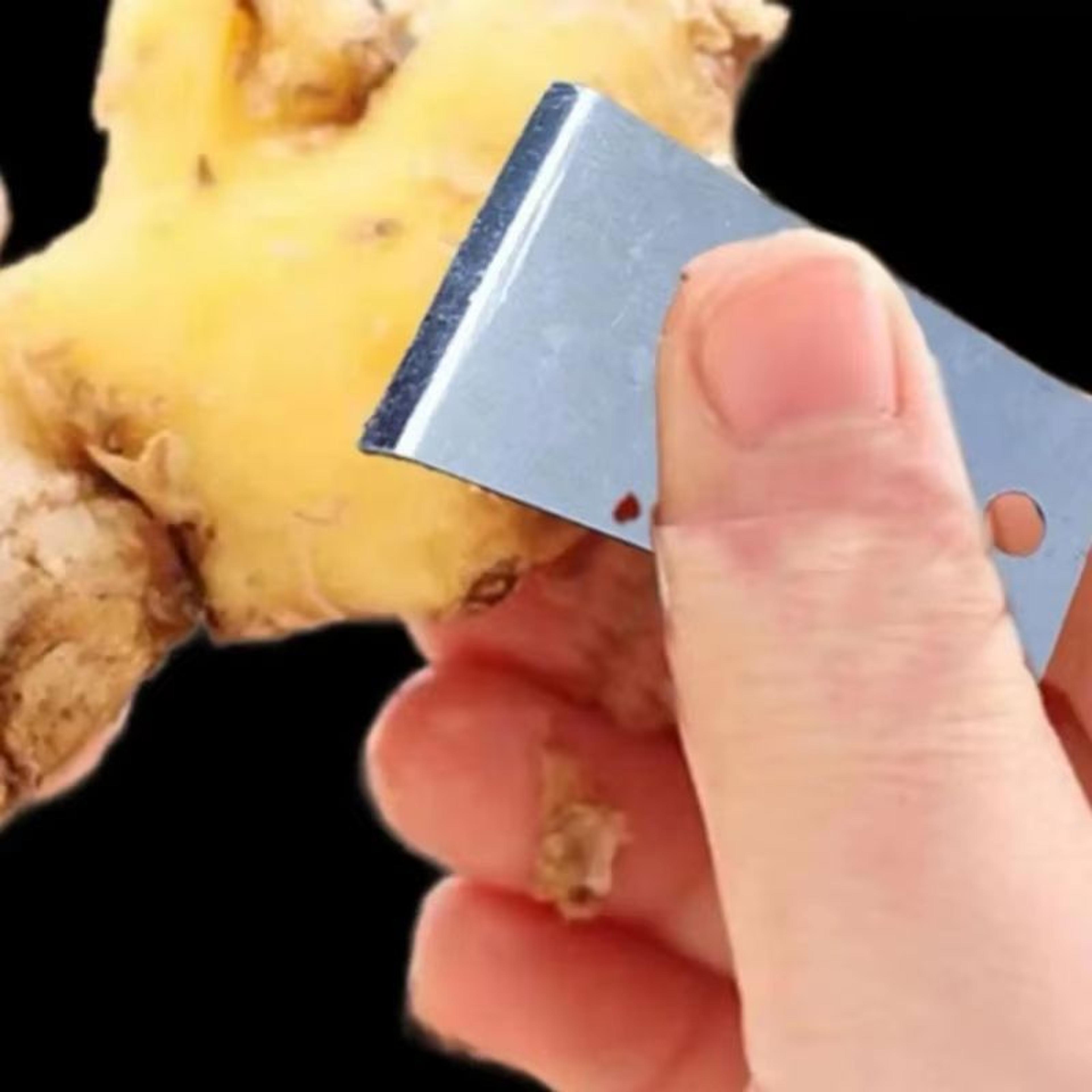 magic ginger and garlic peeler tool multi purpose kitchen peeling gadget for vegetables and fruit