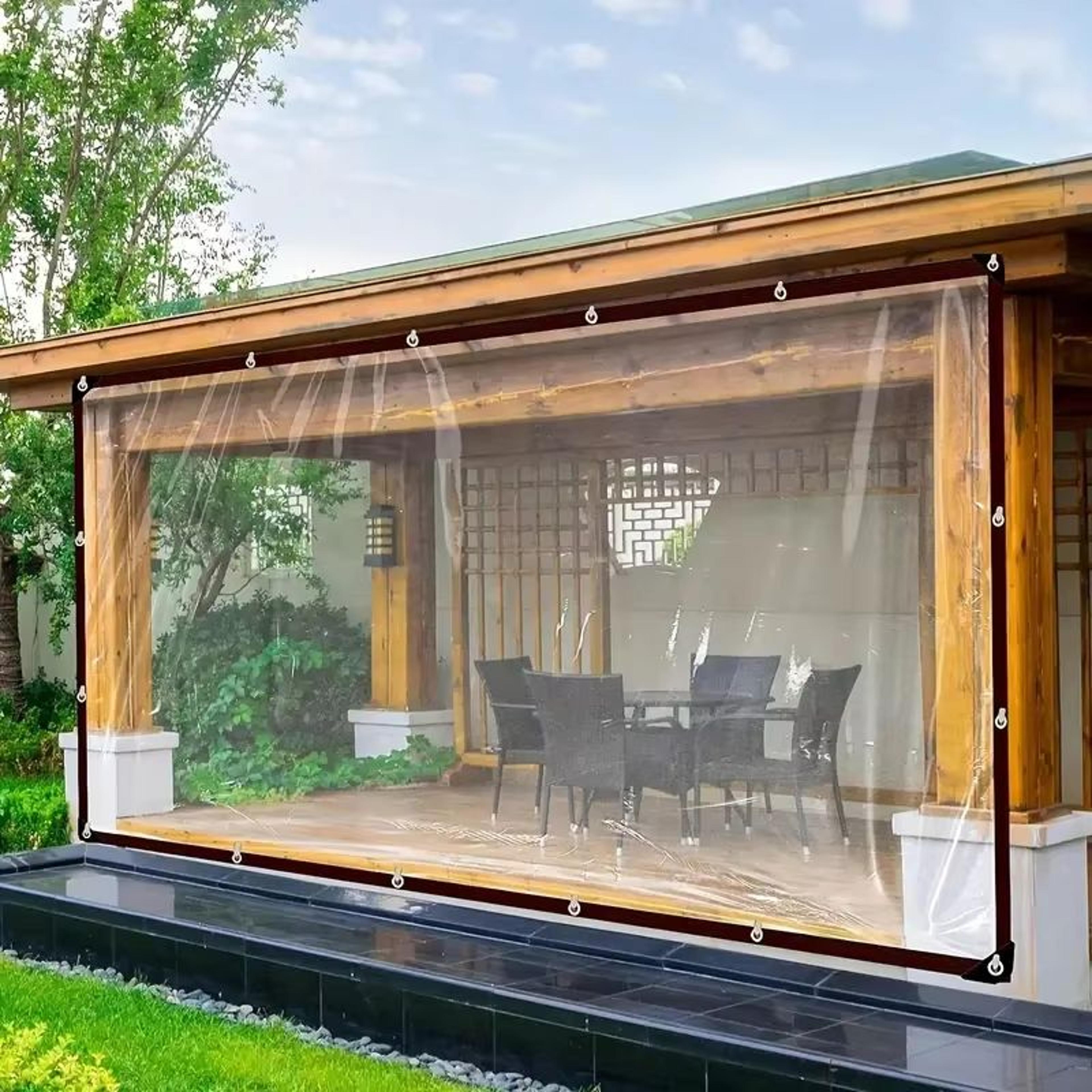 transparent waterproof garden tarpaulin thickened plastic oilcloth for plant protection