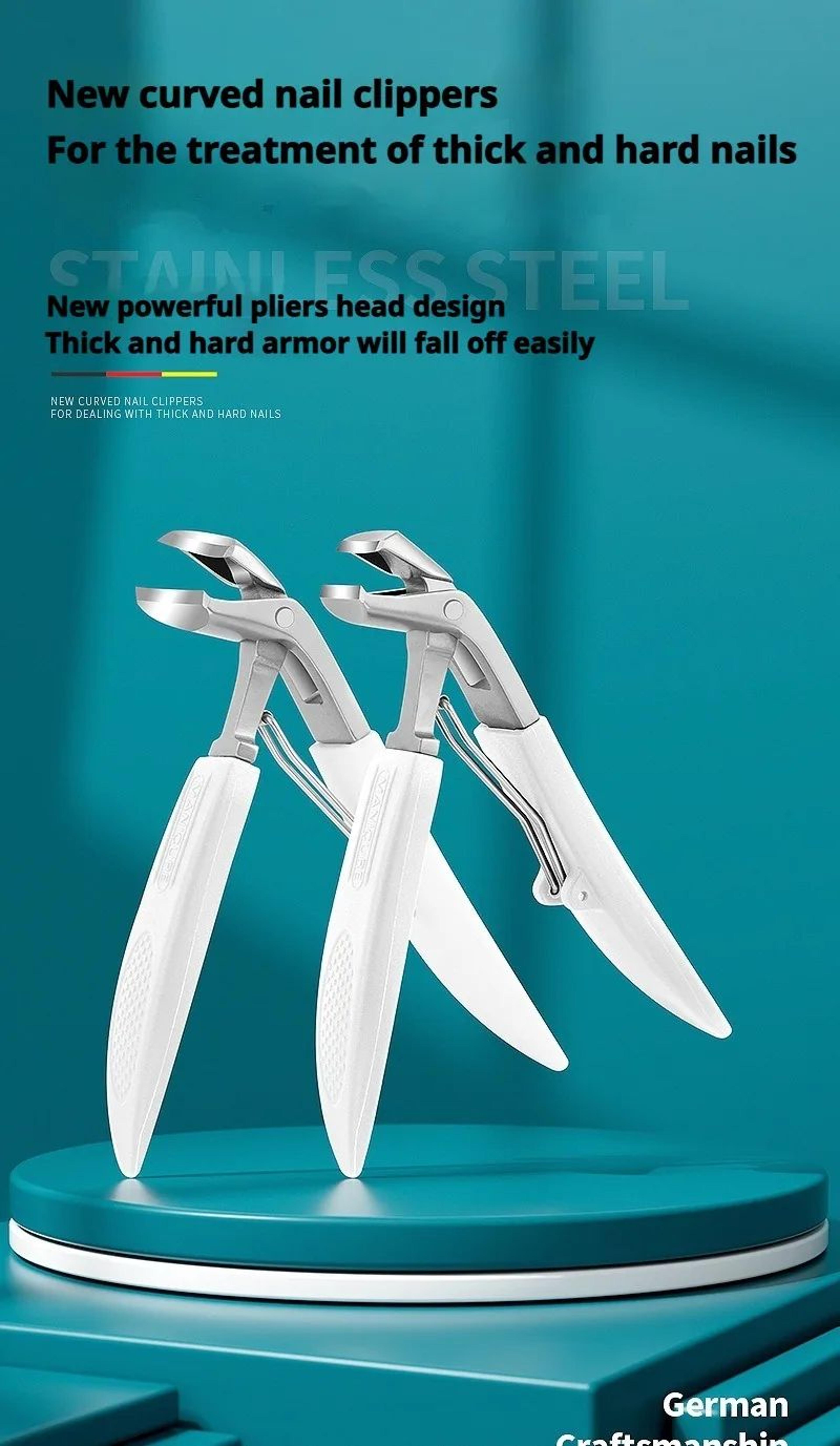 pointed tip ingrown toenail clippers precision nail cutter for dead skin and toenail care