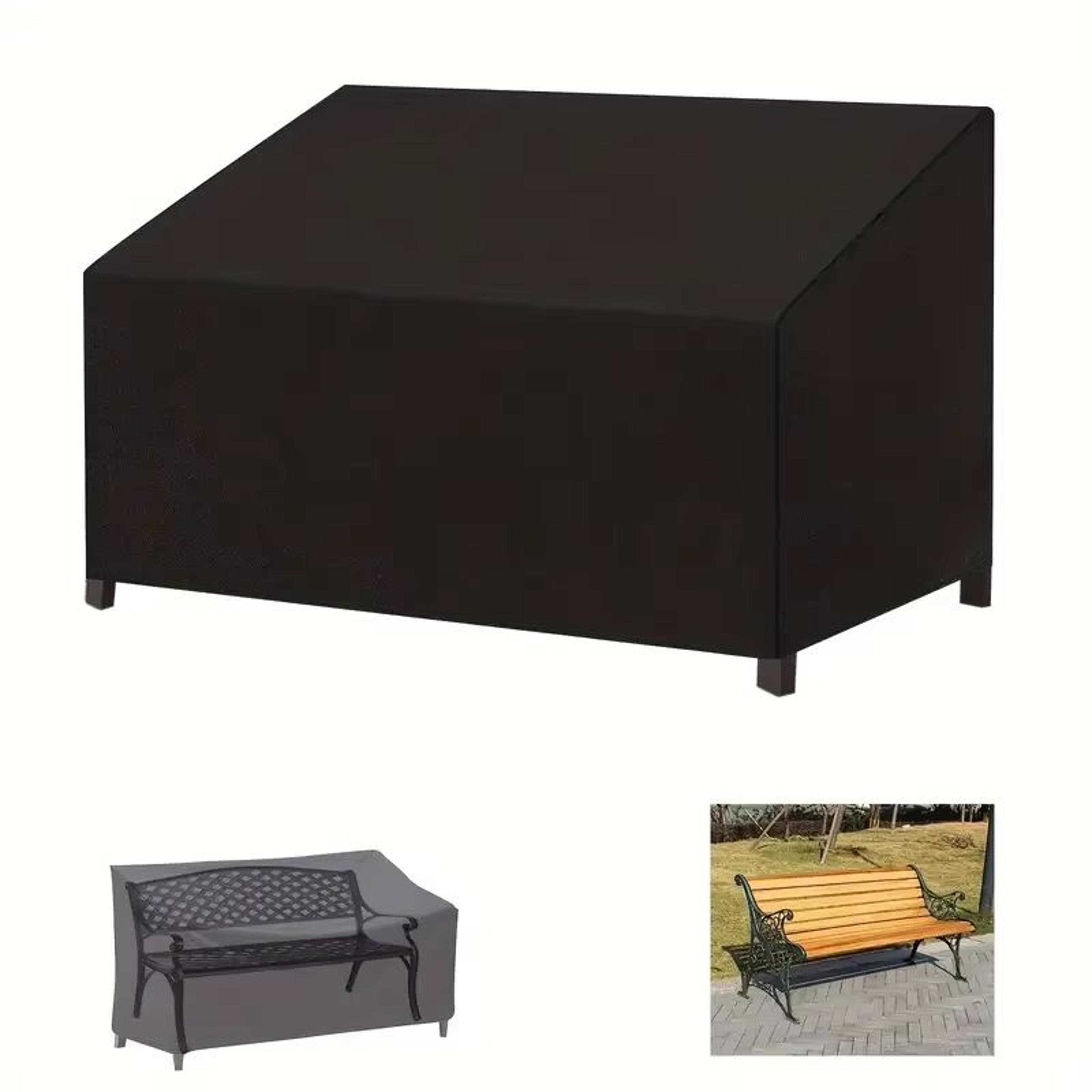 heavy-duty waterproof garden bench cover – uv & tear resistant windproof oxford fabric protection