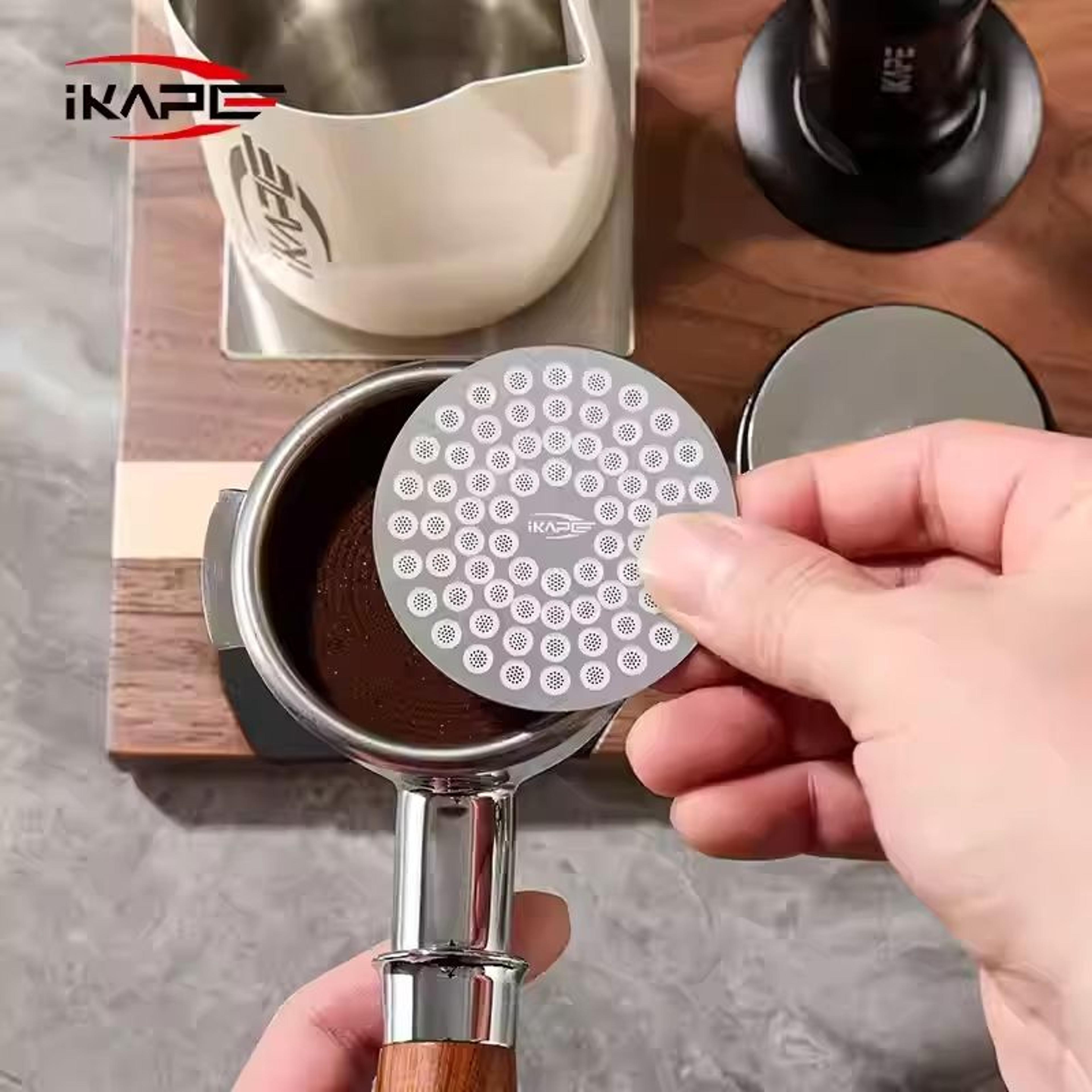 ikape espresso v2 puck screen for 2.01in / 2.13in / 2.28in portafilters – precision filter upgrade