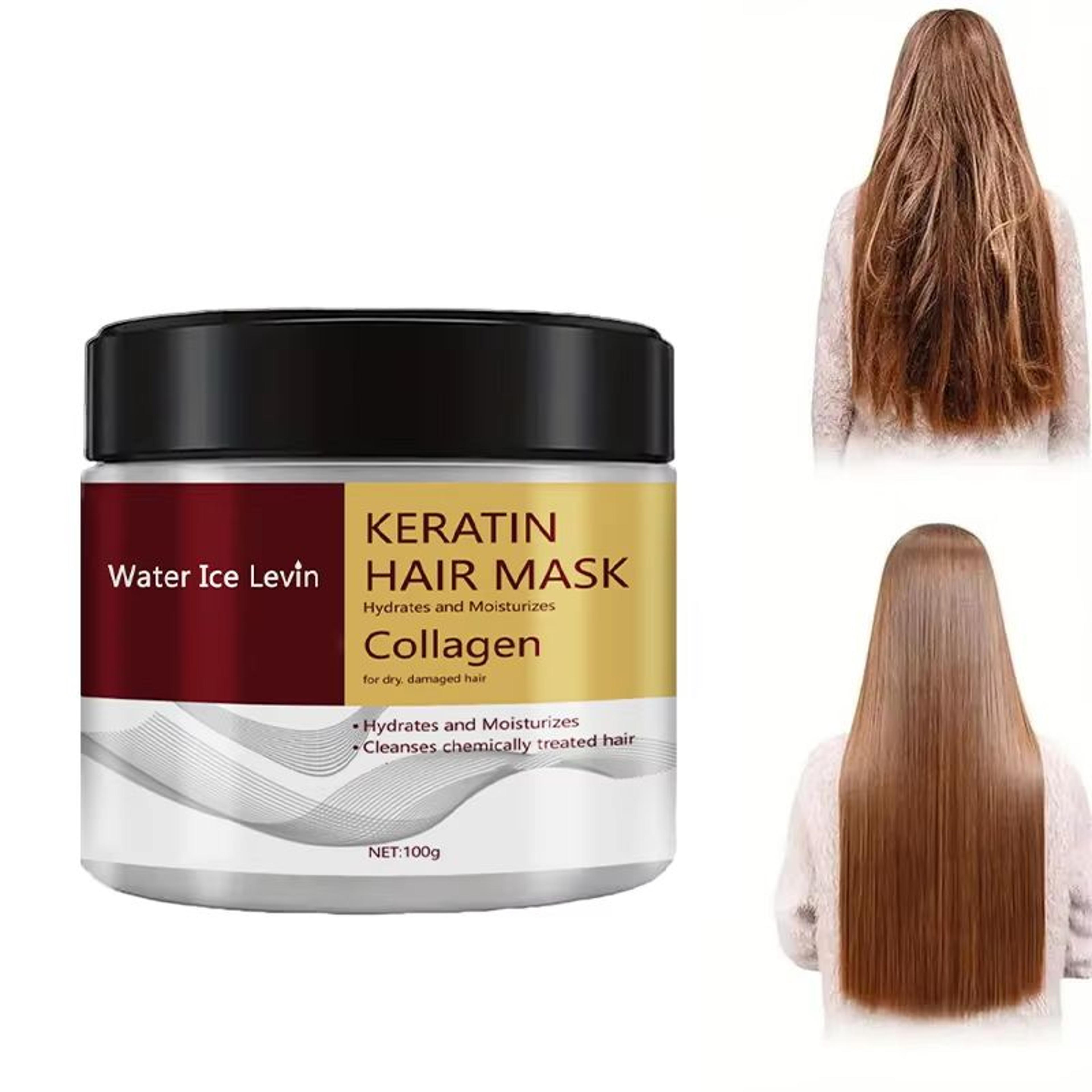 revitalizepro collagen keratin hair mask deep repair & frizz control oil balancing treatment