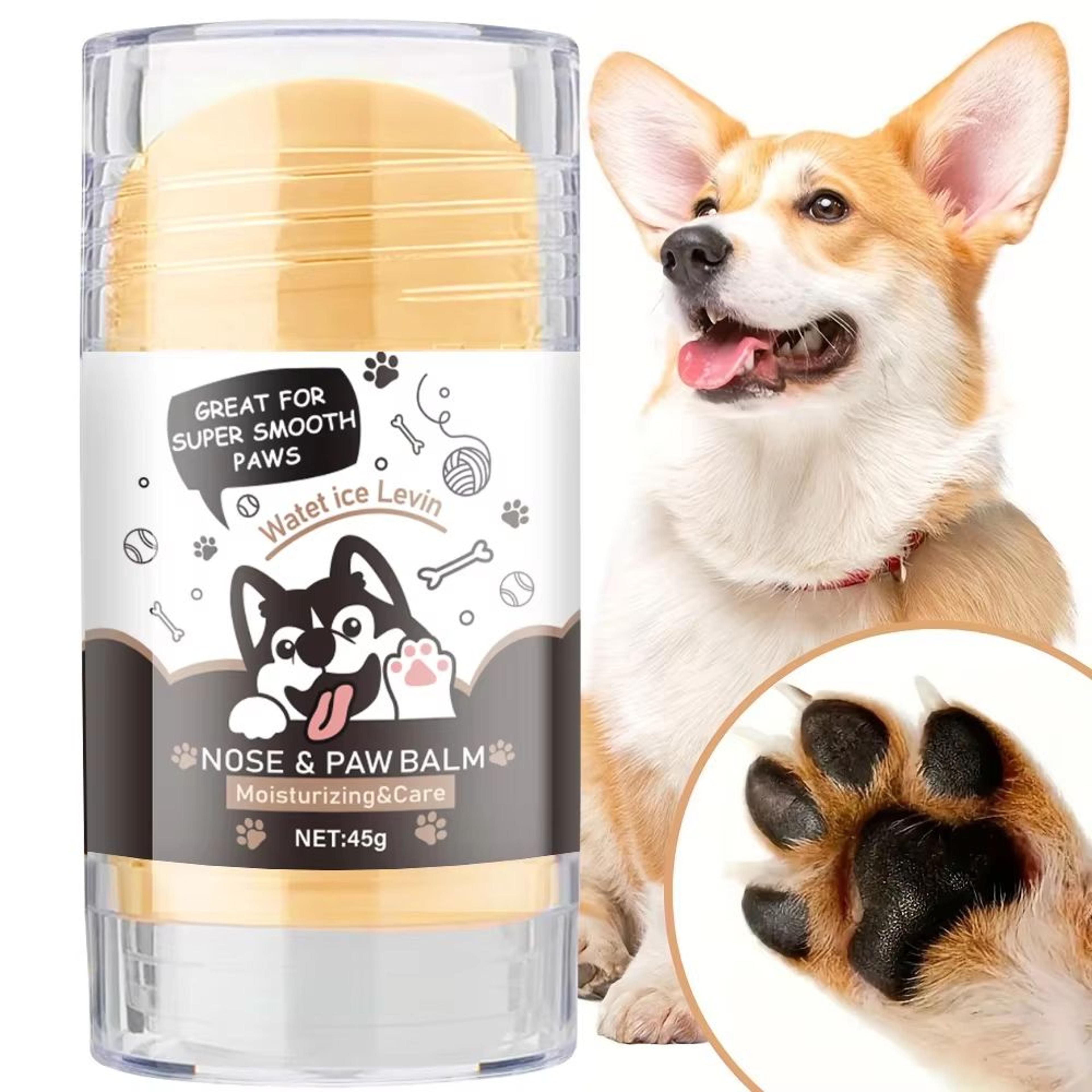 dog paw balm for moisturizing, soothing and protecting cracked paws