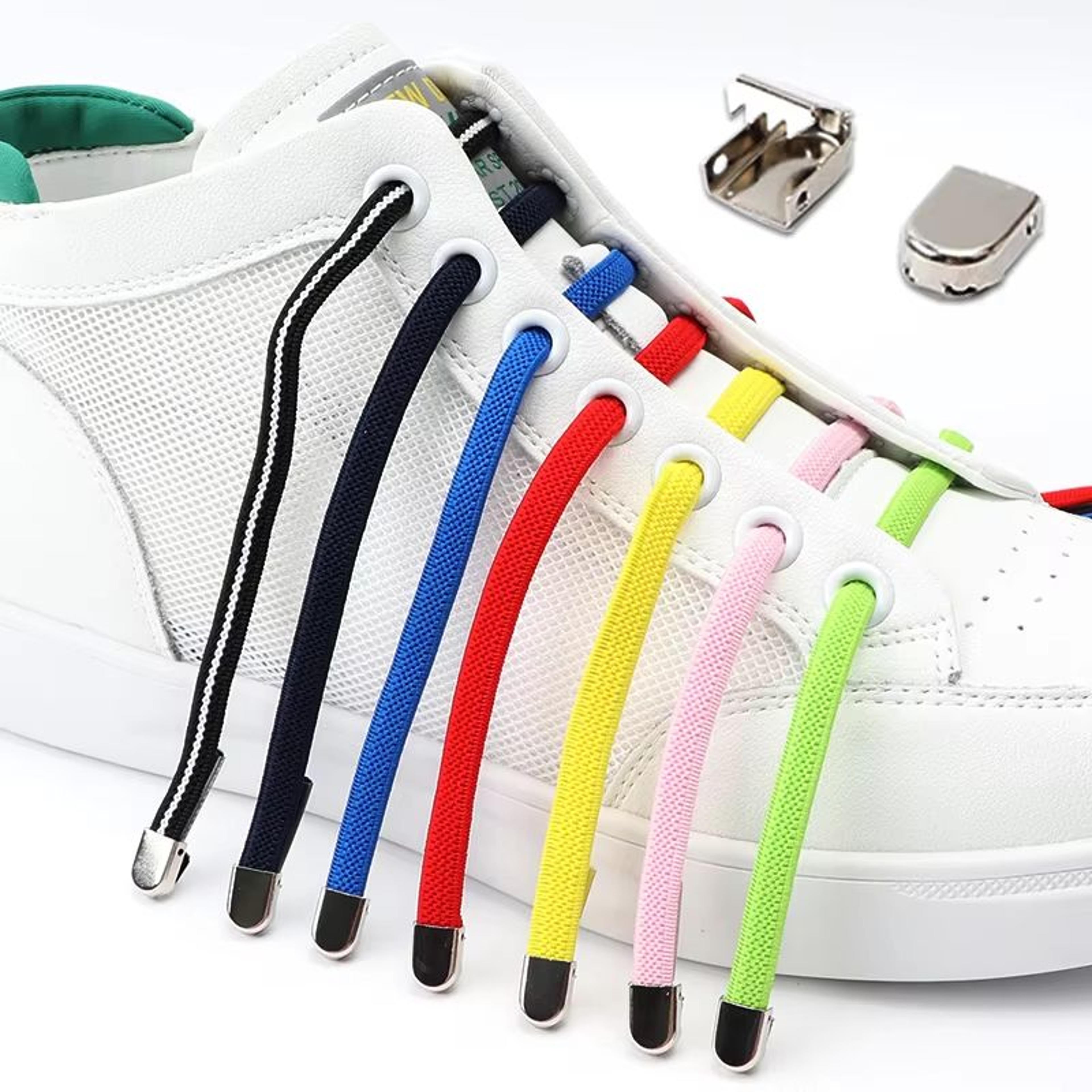 no tie elastic shoe laces for sneakers, kids and adult one size fits all