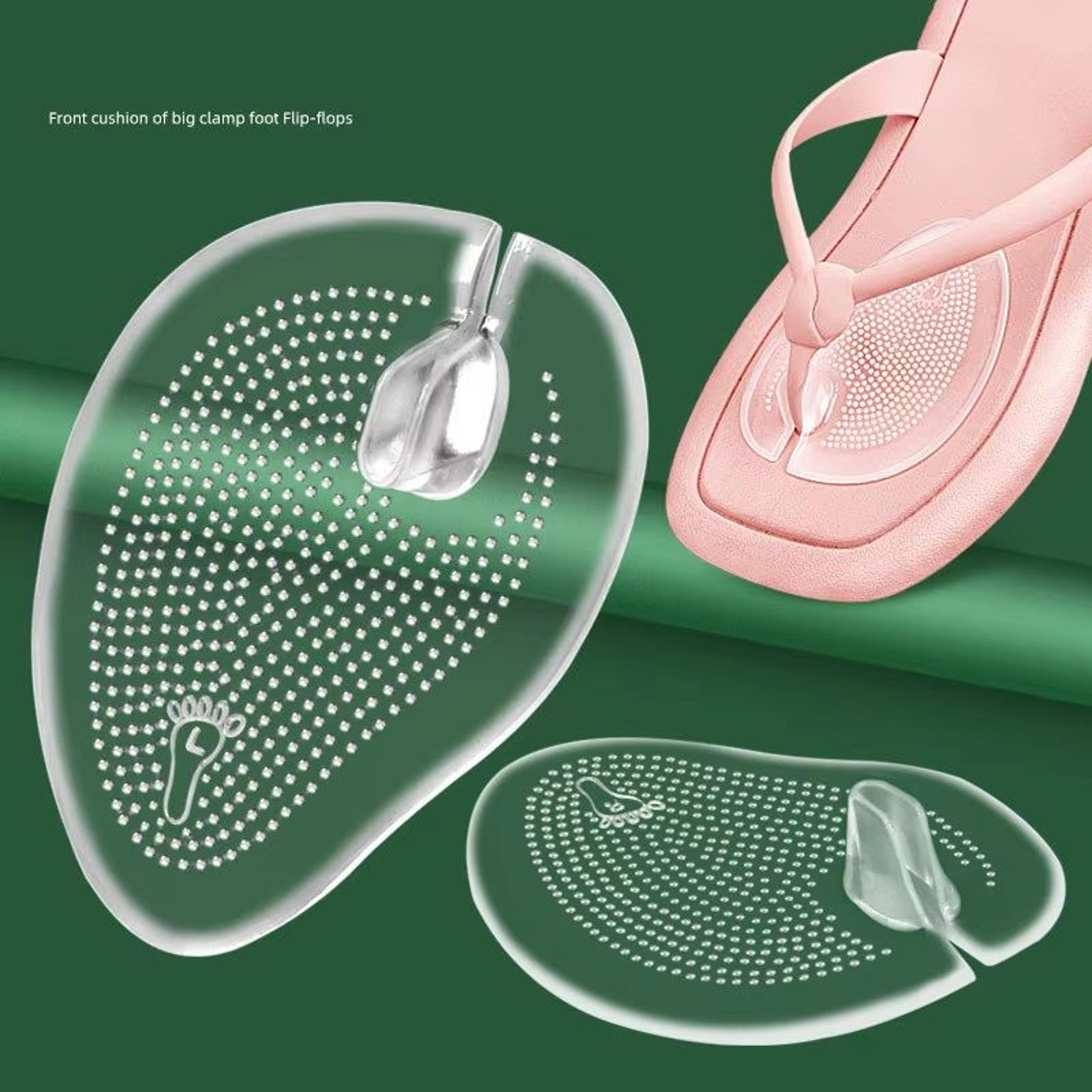 silicone gel forefoot pads for slippers and sandals non-slip cushioned foot care