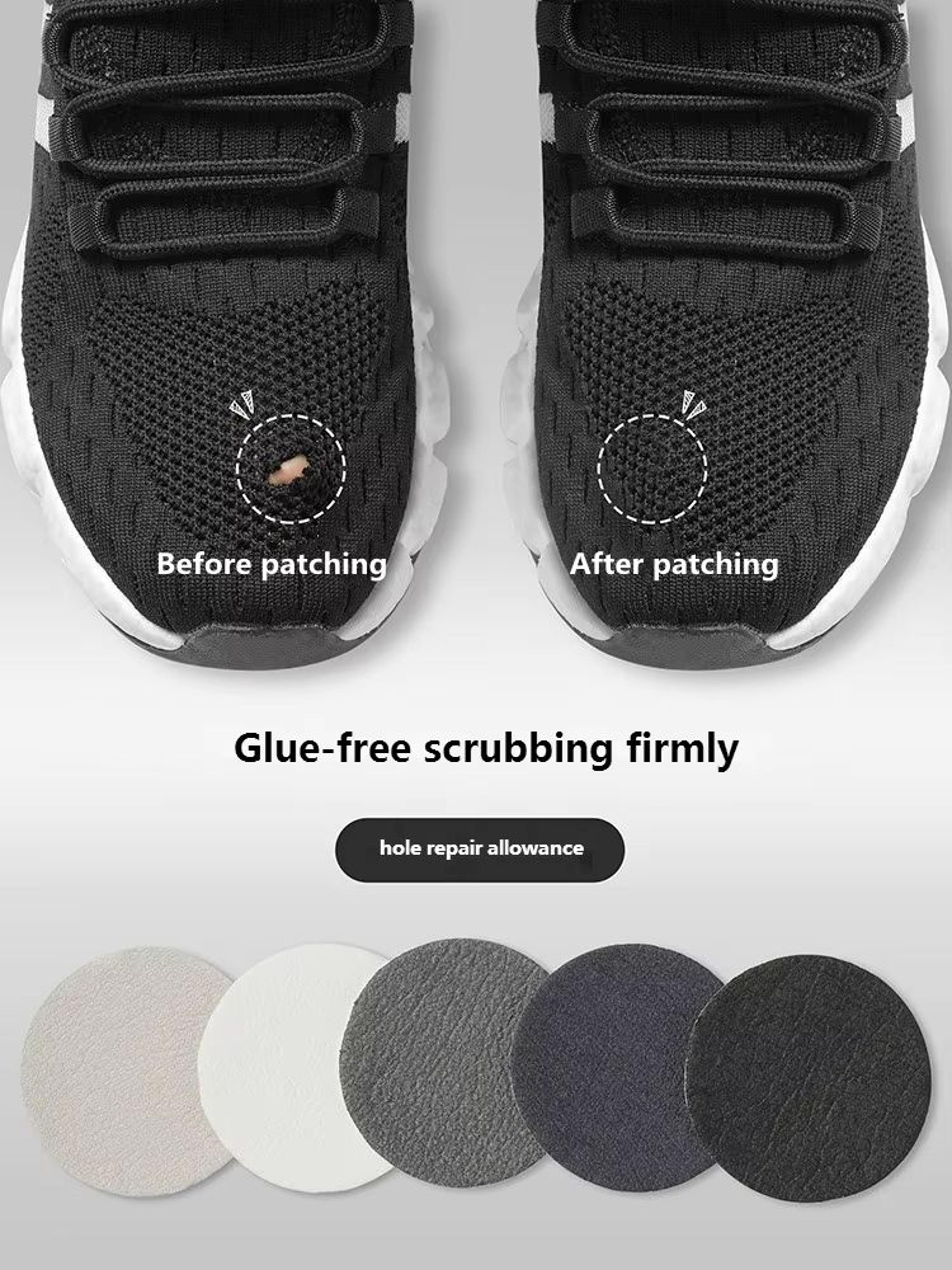 durable self-adhesive shoe repair heel patch protector