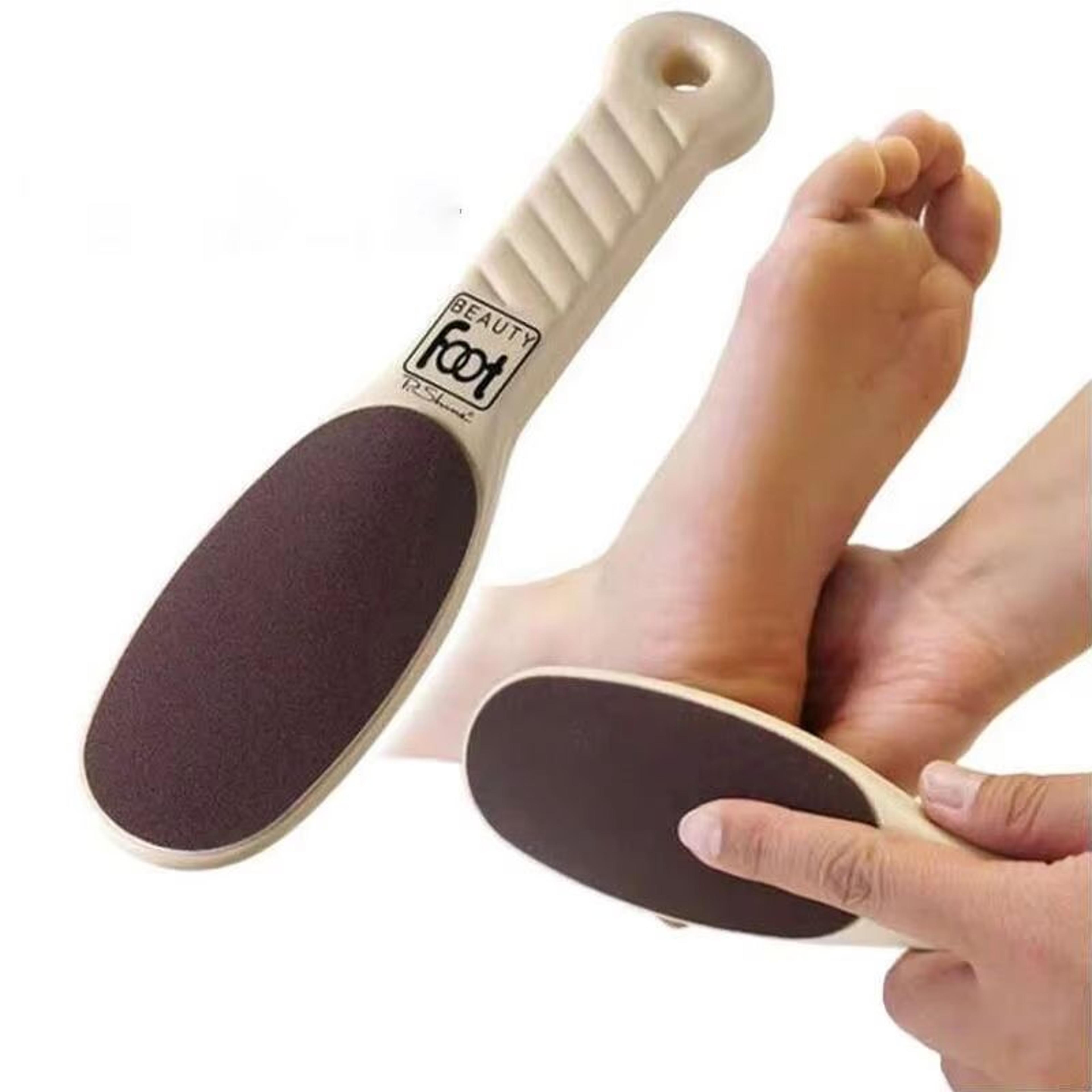 double-sided foot file callus remover, heel rasp pedicure tool for smooth feet
