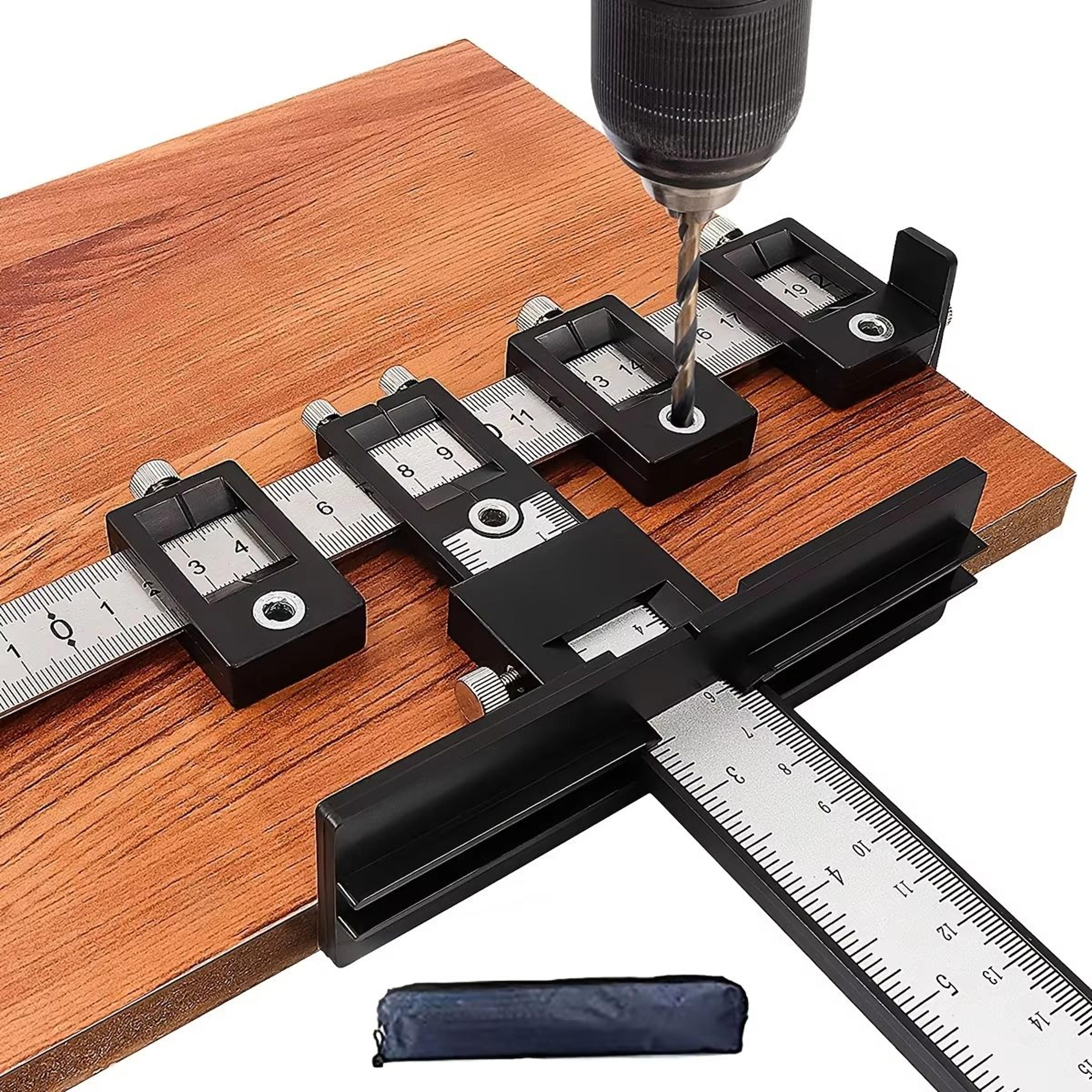 adjustable cabinet hardware jig tool – precision alignment & positioning guide for drilling, dowelling & installation