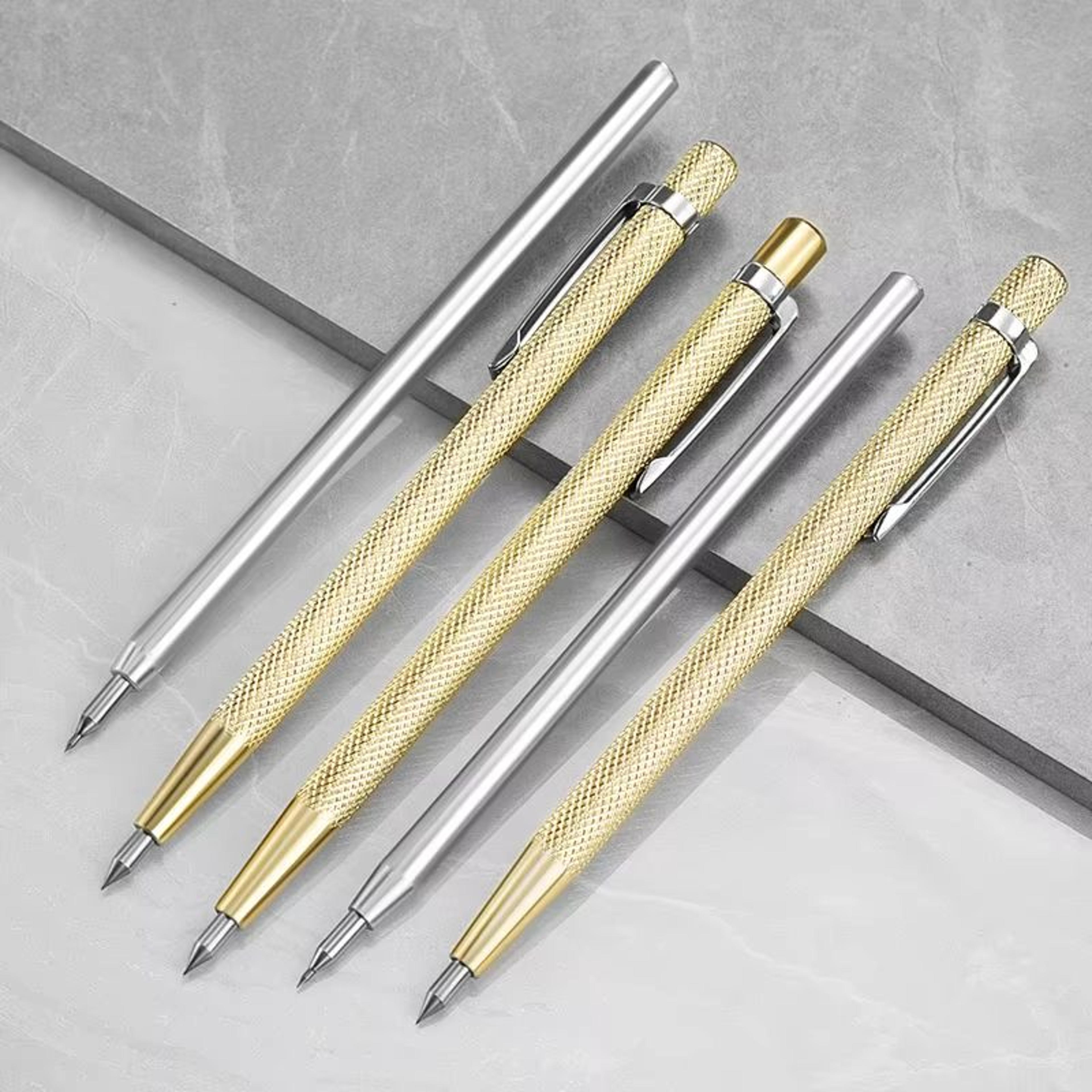 precision multi-surface engraving scriber pen for glass, tile, metal, and wood