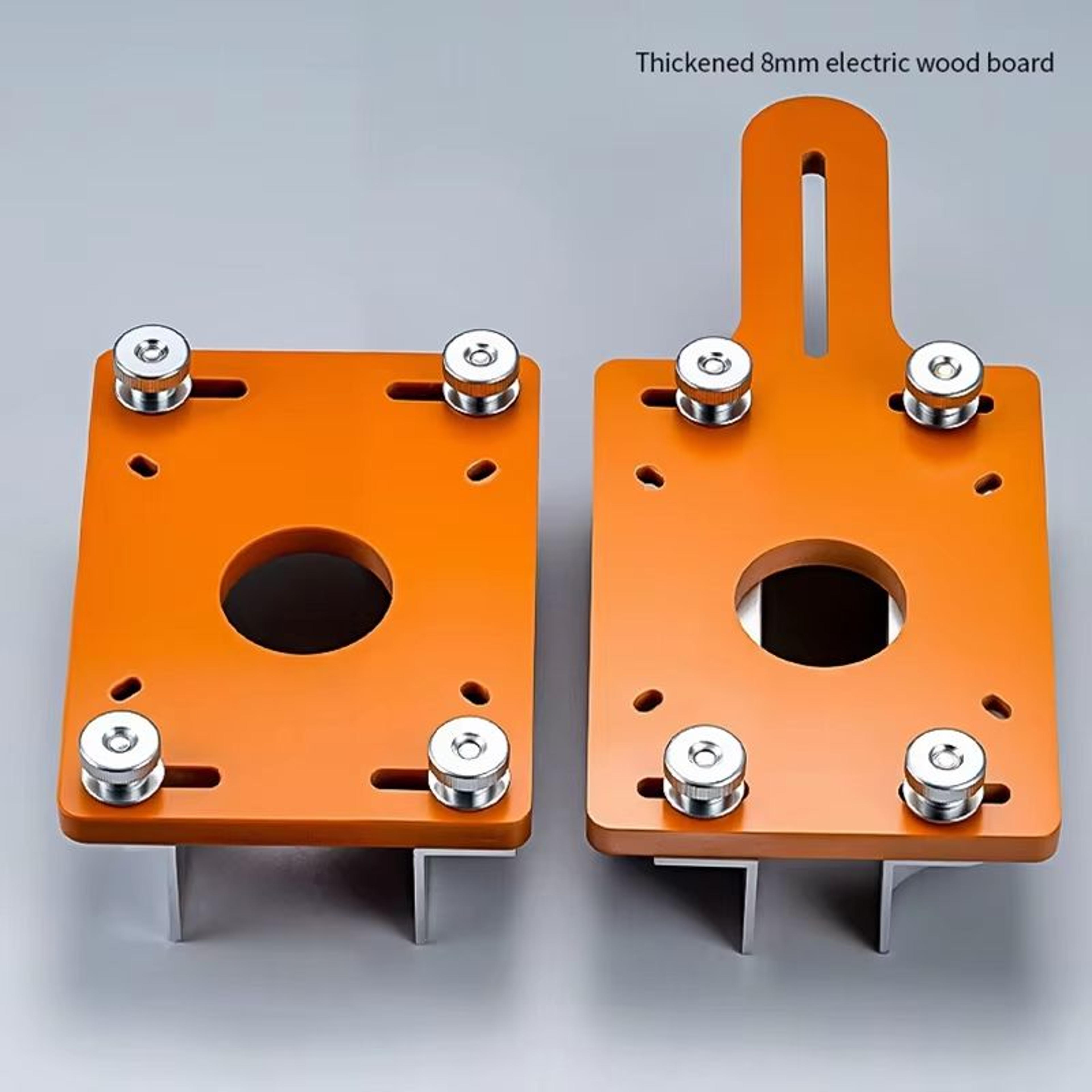 wood router table insert plate for tabletop mounting and precision routing
