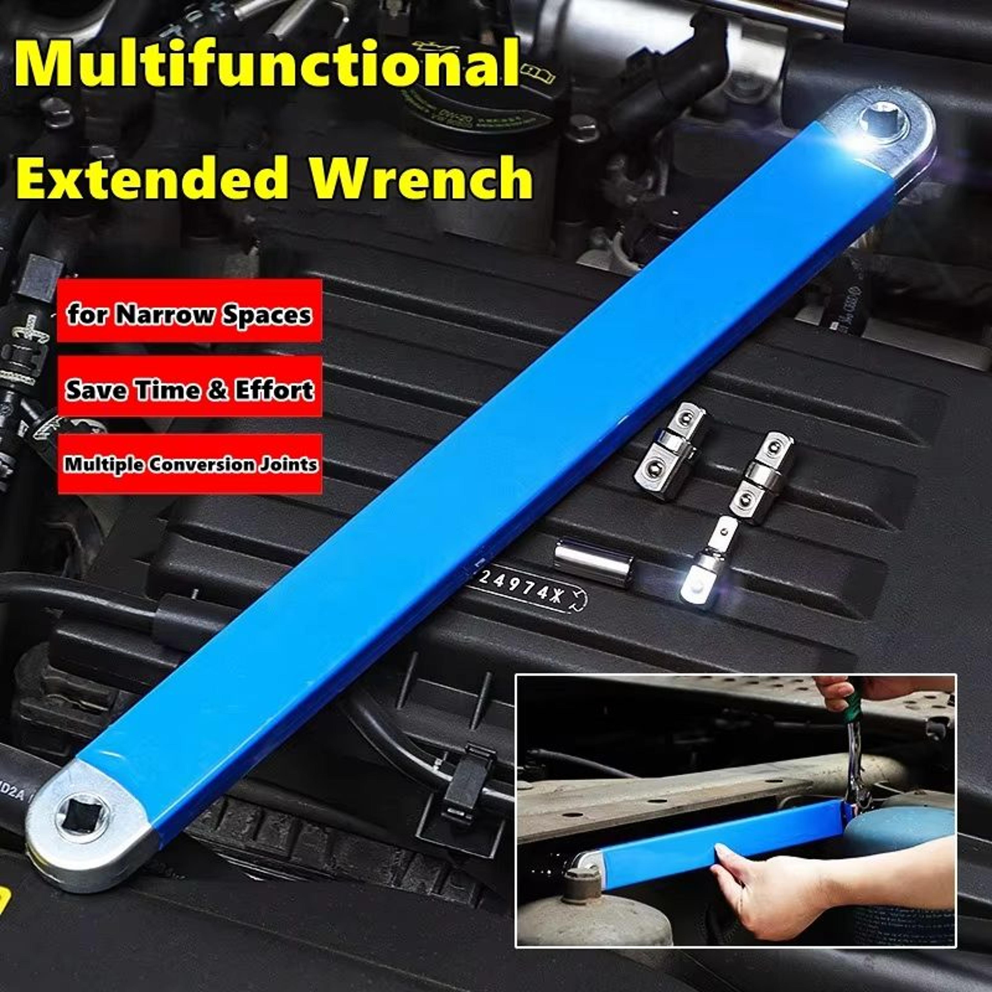 professional zero offset wrench extension tool set (1/4, 3/8, 1/2) for tight spaces