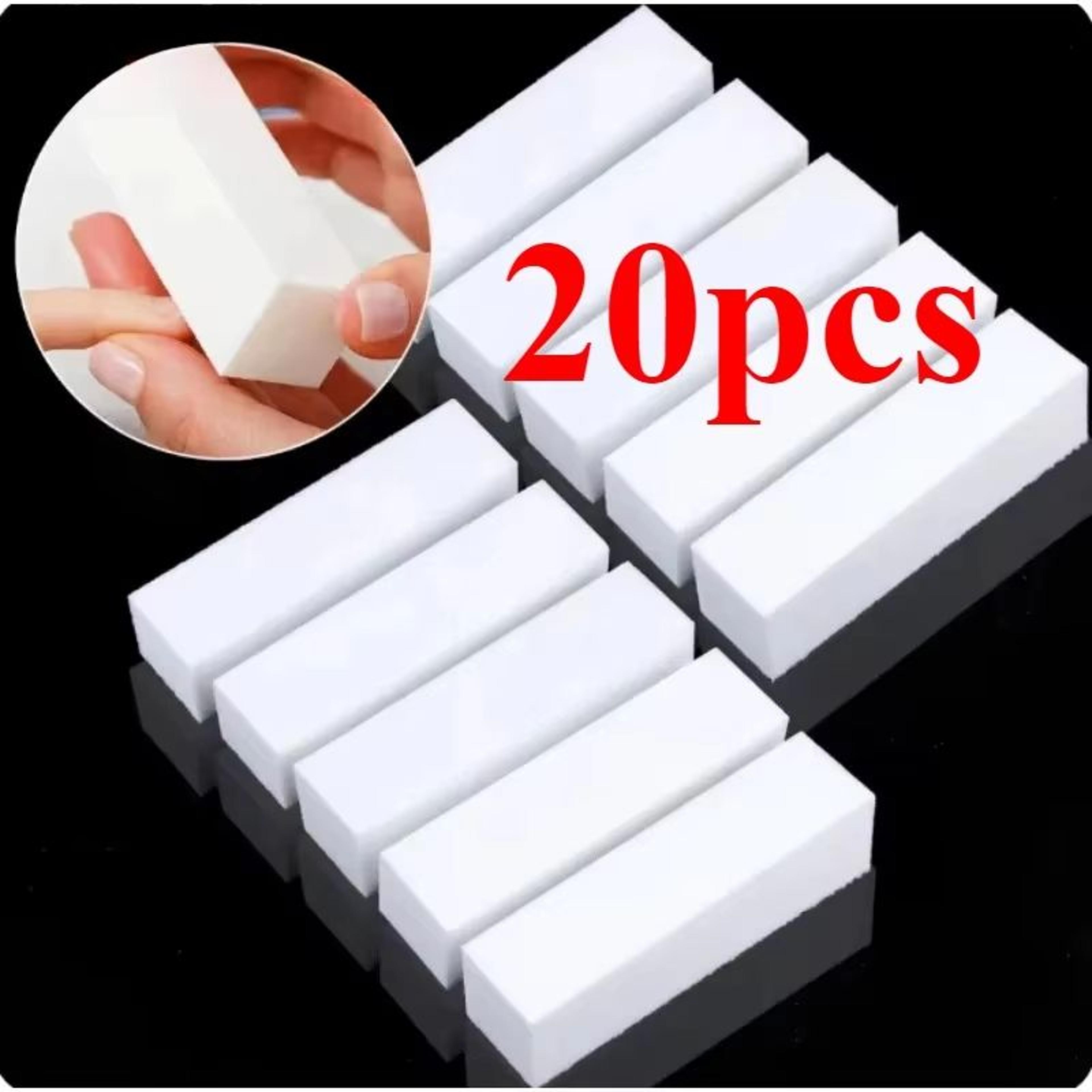 professional nail buffer and polisher blocks 5/10/15/20 pieces – manicure and pedicure nail art tools