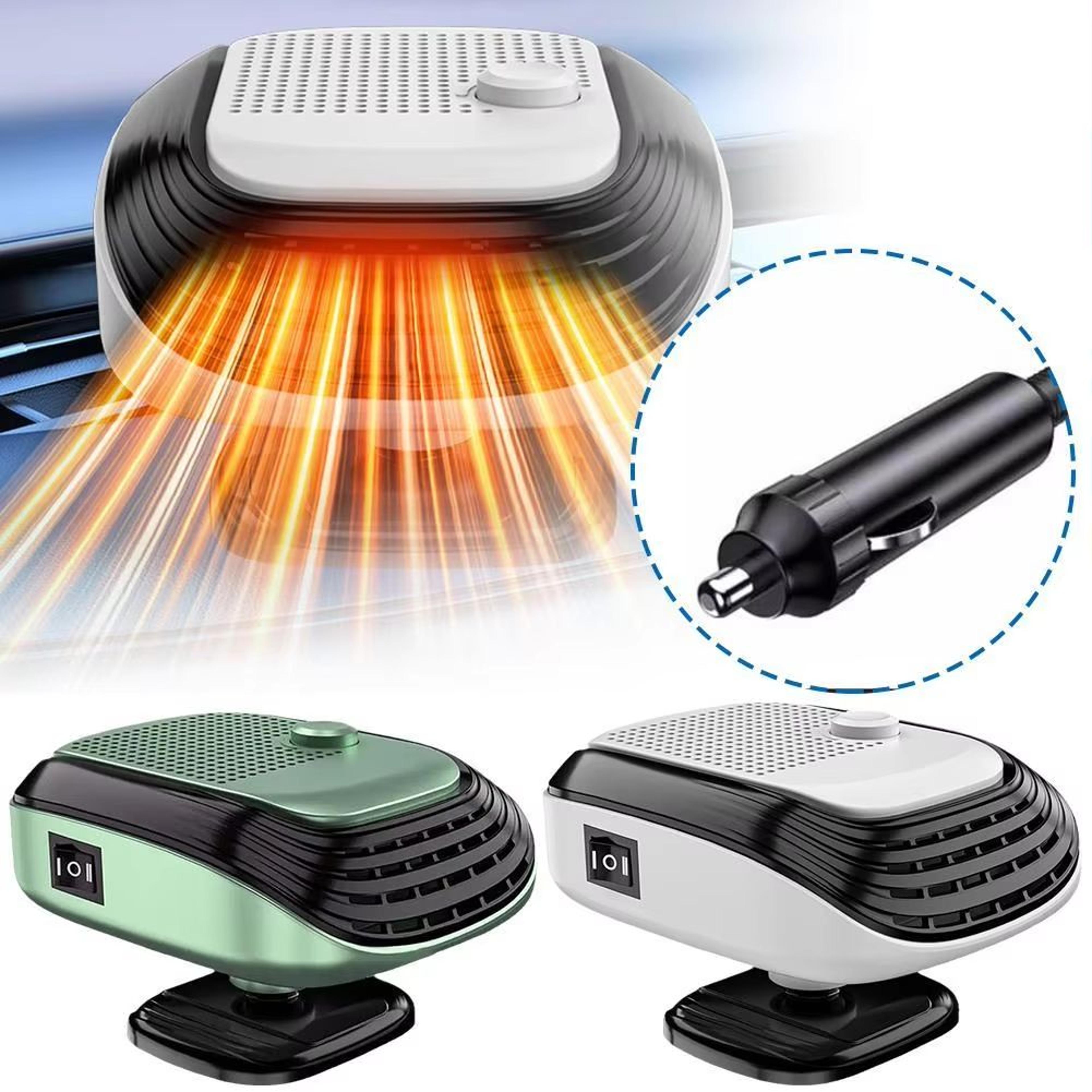 car winter fast heating 120w electric heated fan for auto windshield defogging and heating