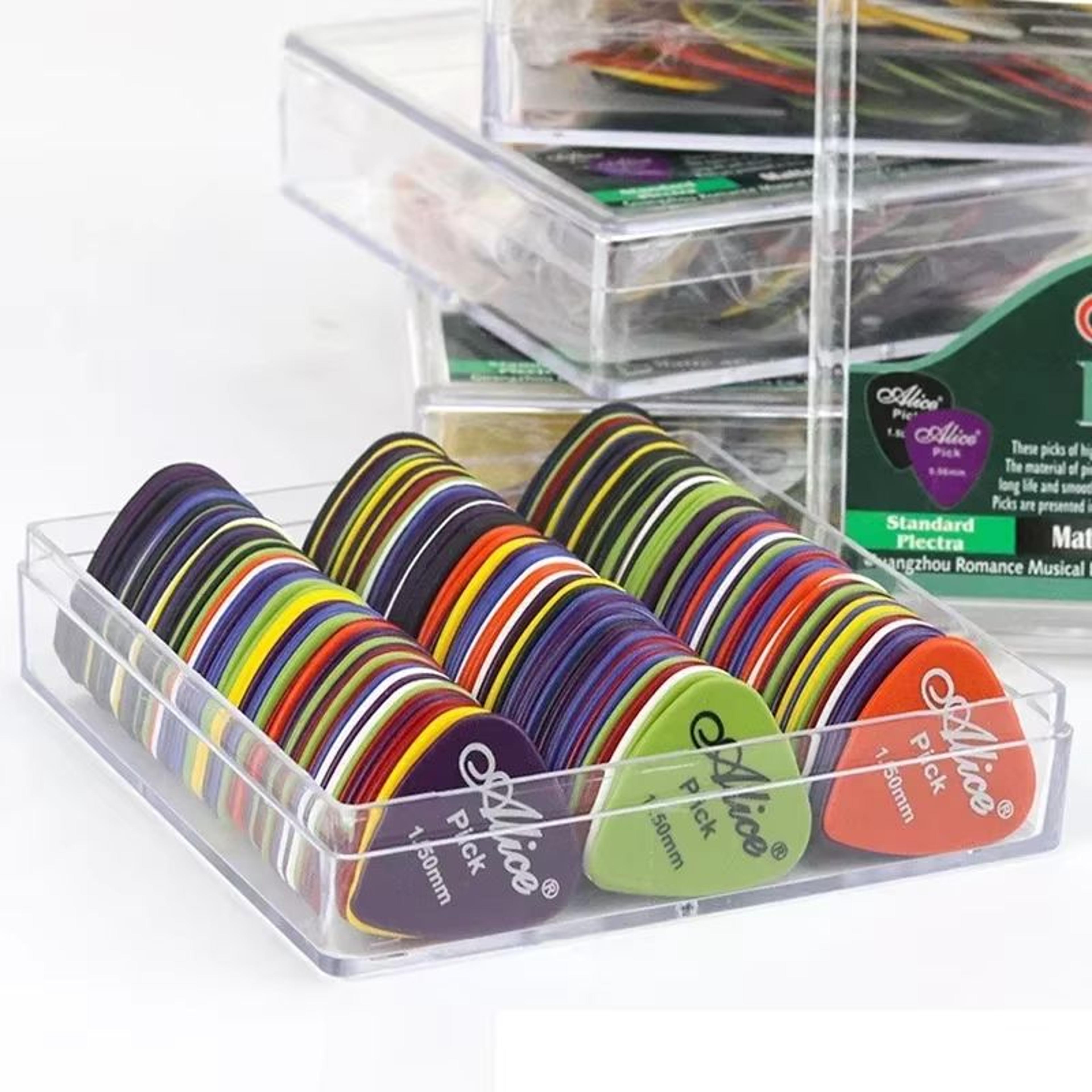 guitar picks multi-pack set for acoustic electric and bass