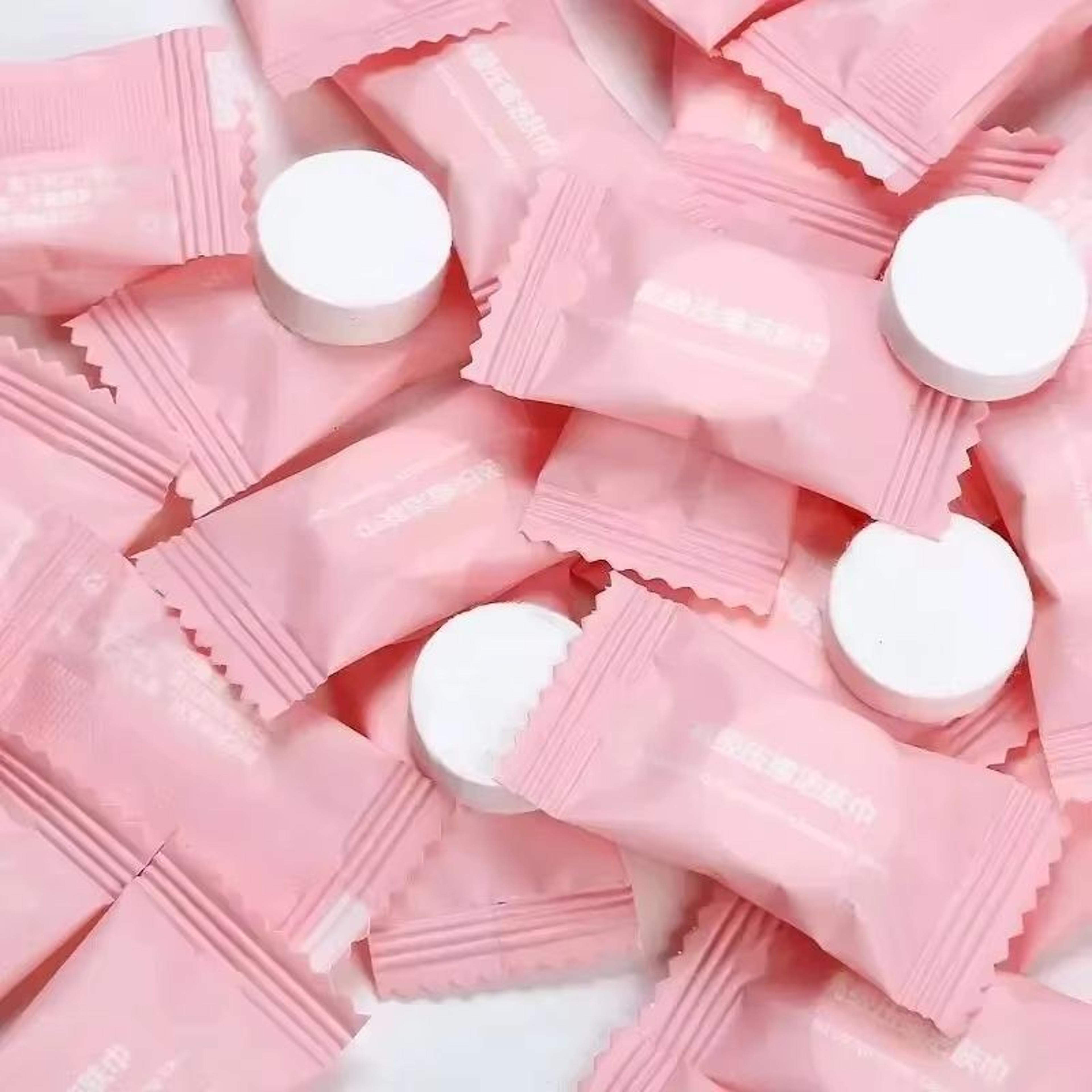 compressed disposable towel coin tissues portable non-woven face towels