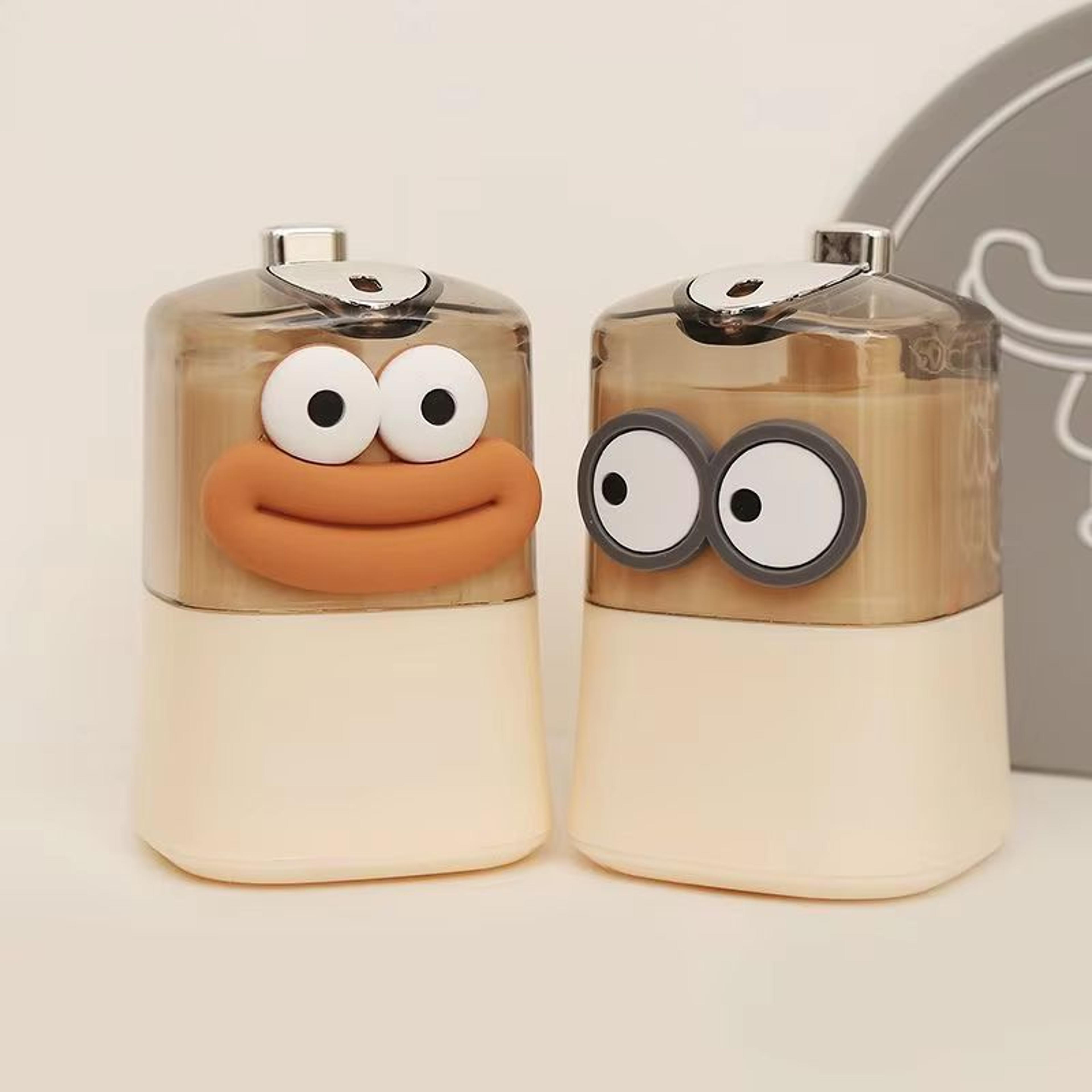 creative automatic pop-out cartoon toothpick holder portable box for home and commercial use