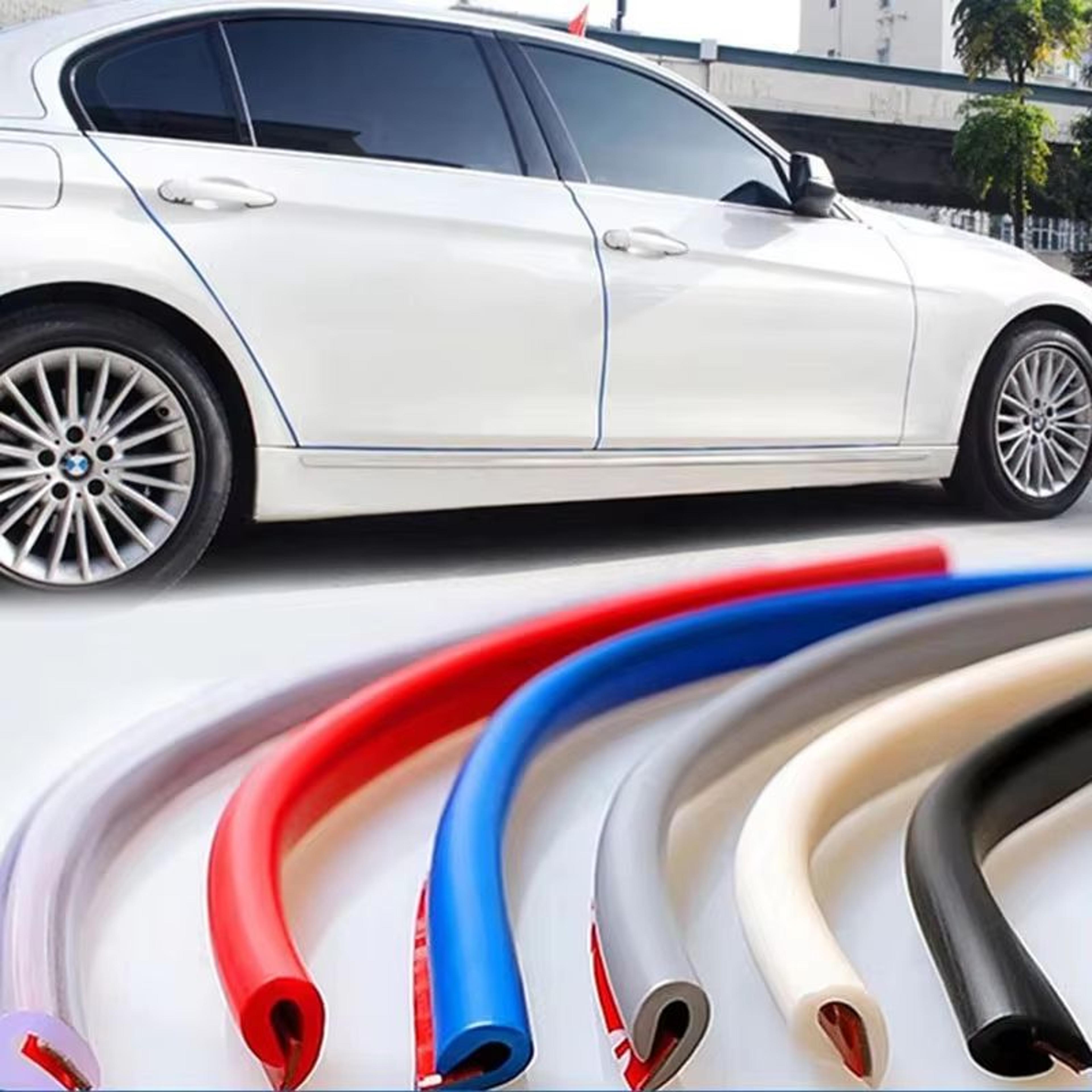 universal u-type car door edge guard protection strip rubber scratch protector trim molding