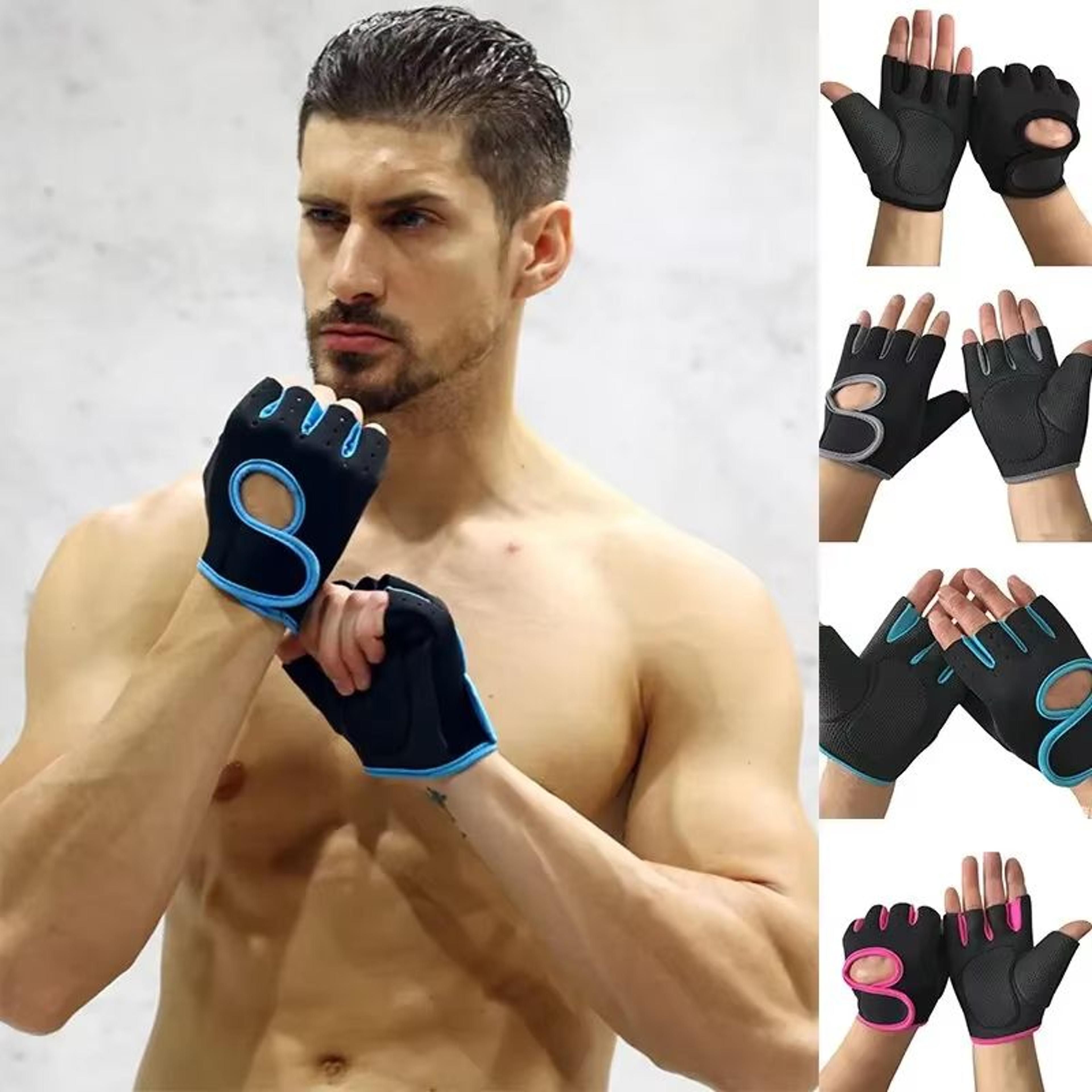 sports half finger anti-slip breathable gloves for men and women - cycling, fitness, and outdoor protection