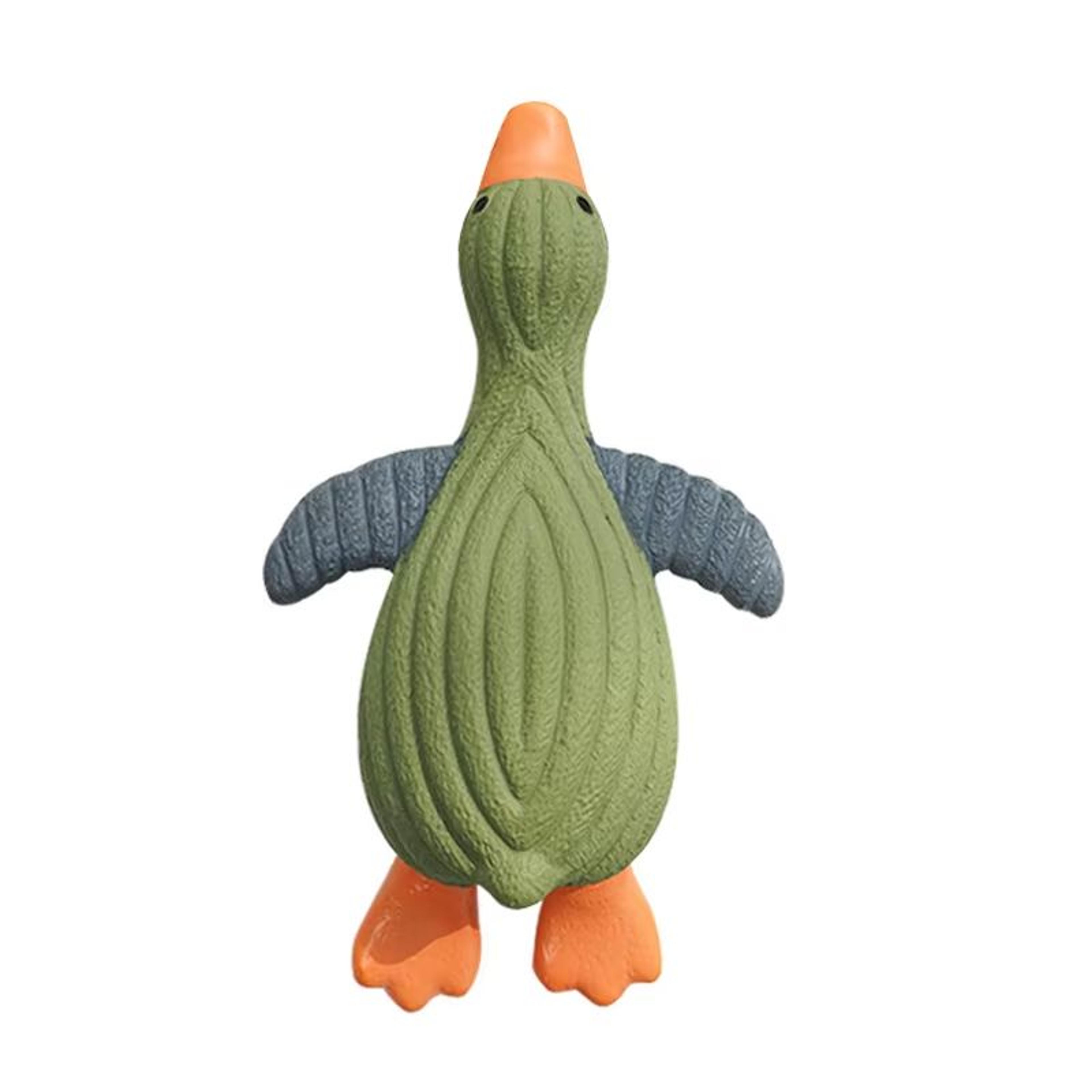 penguin-shape squeaky dog toy latex chew toy – bite-resistant interactive pet toy