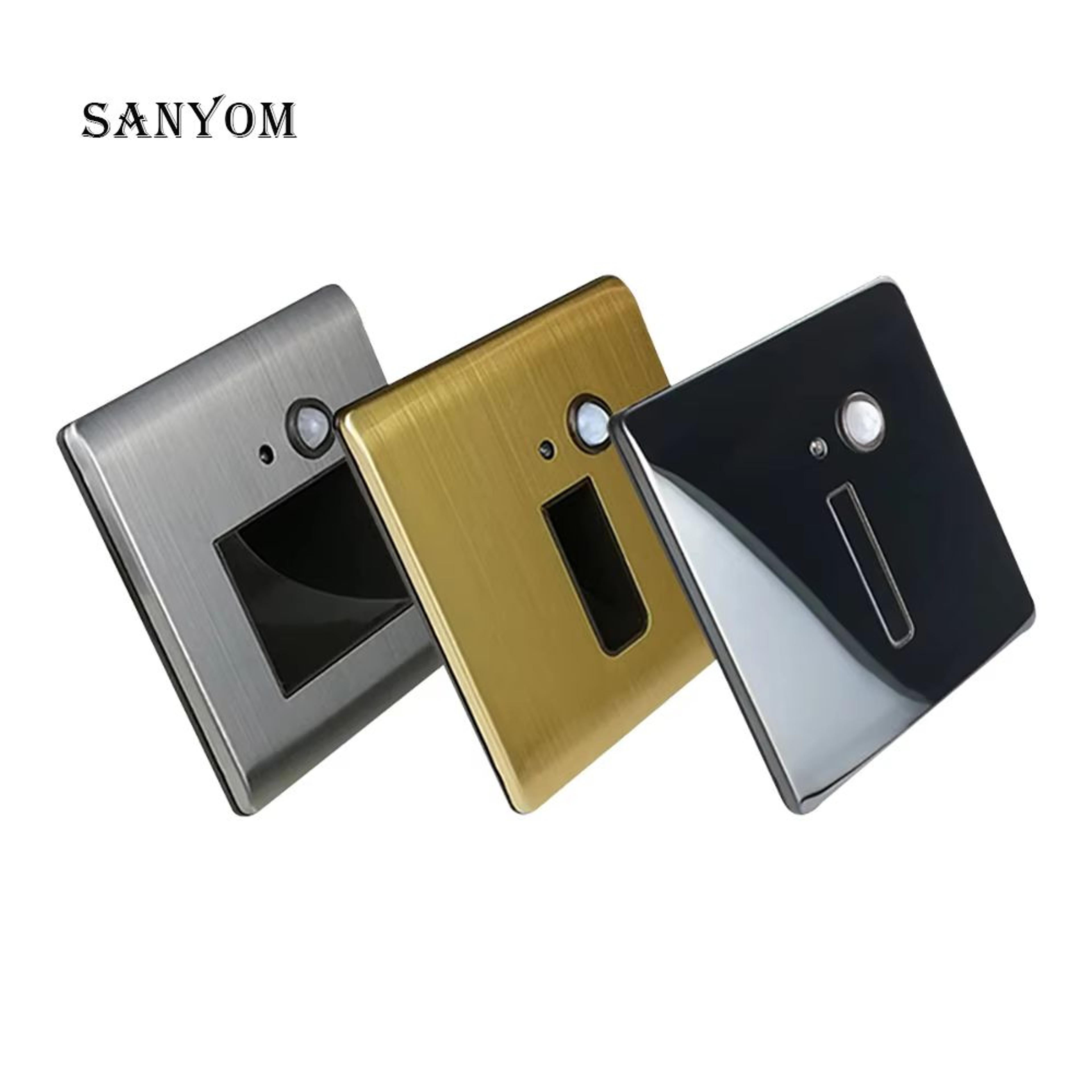 smart motion sensor recessed wall lamp for indoor step & stair night lighting