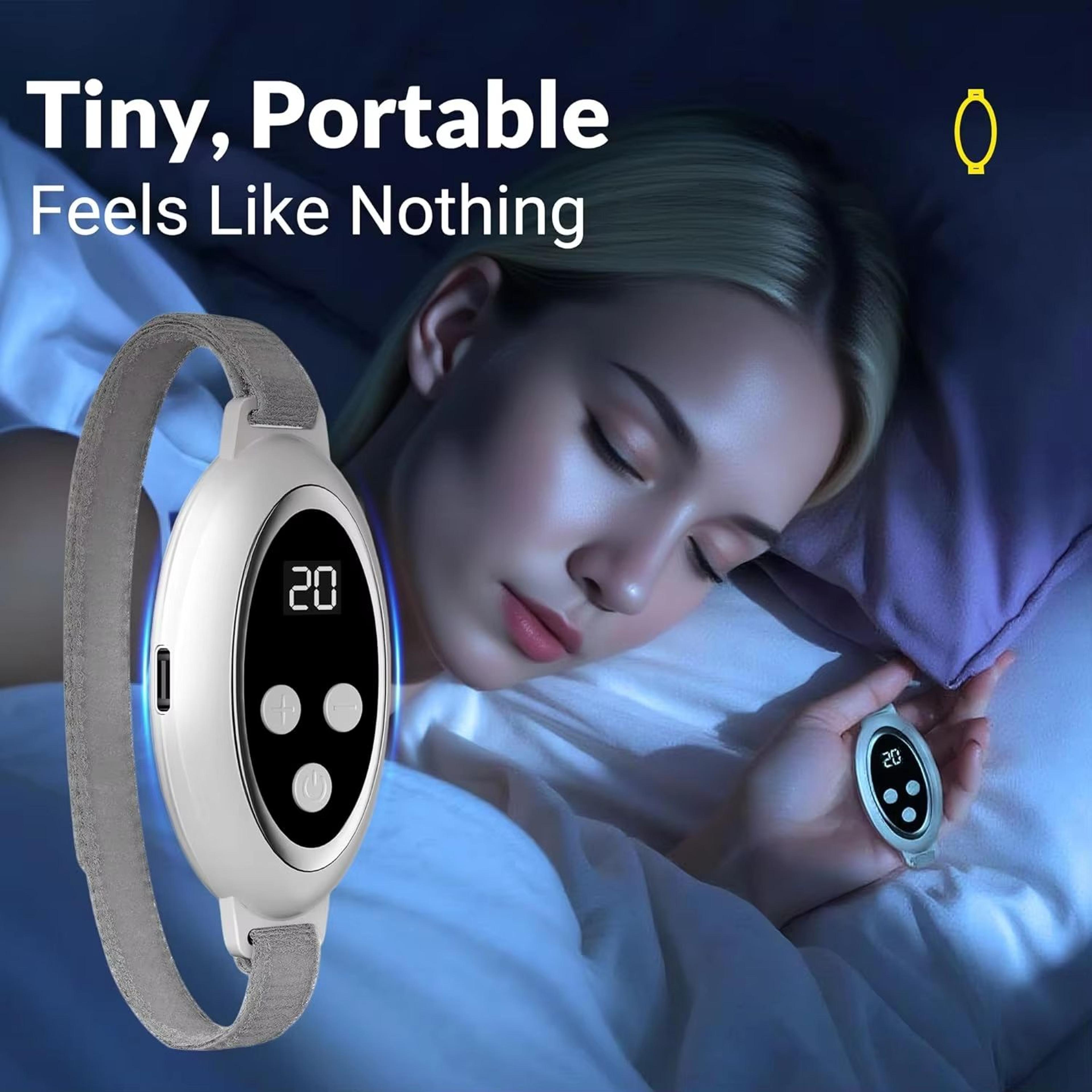 rechargeable palm pulse sleep aid massager for better rest
