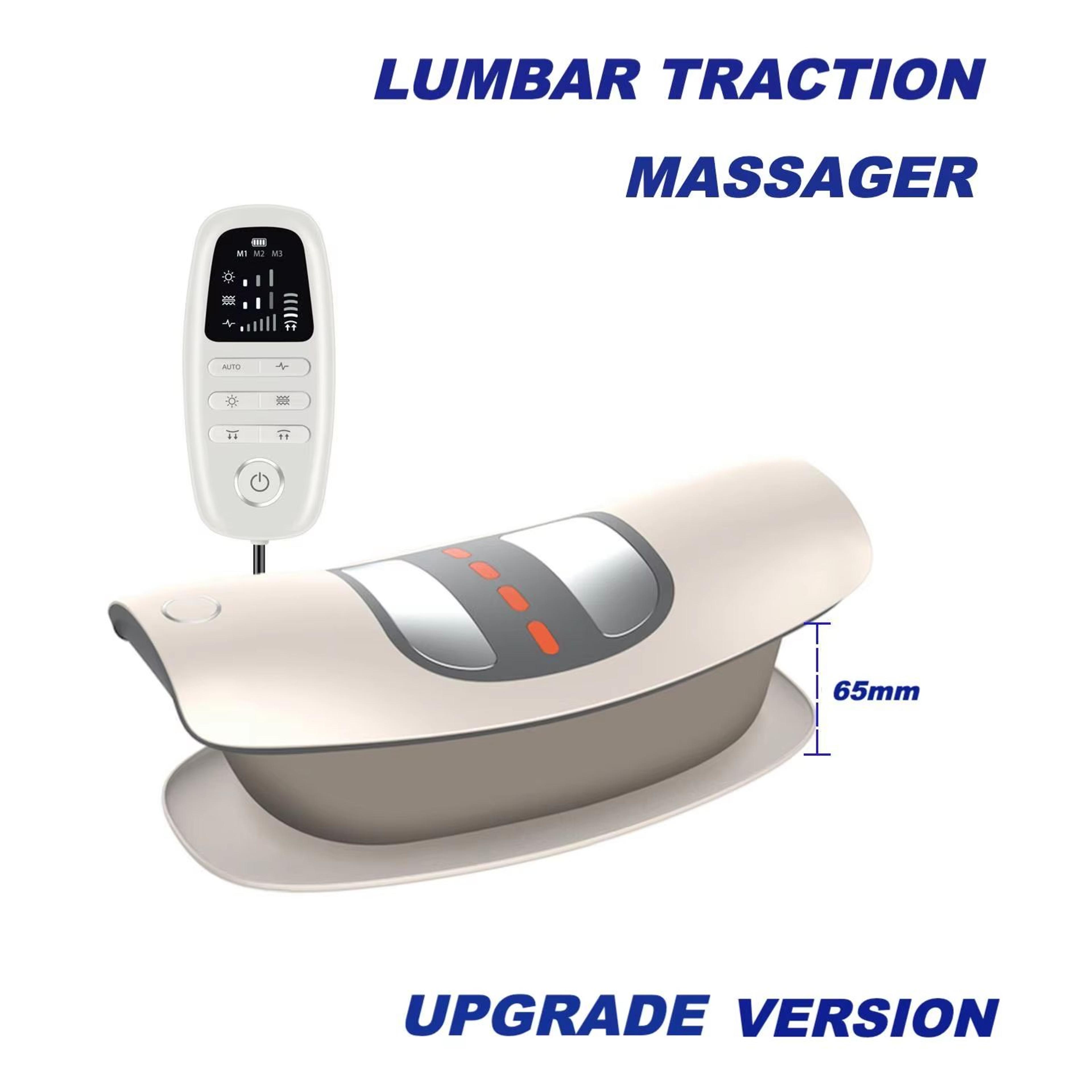 4-in-1 lumbar traction back stretcher with dynamic airbag and massage
