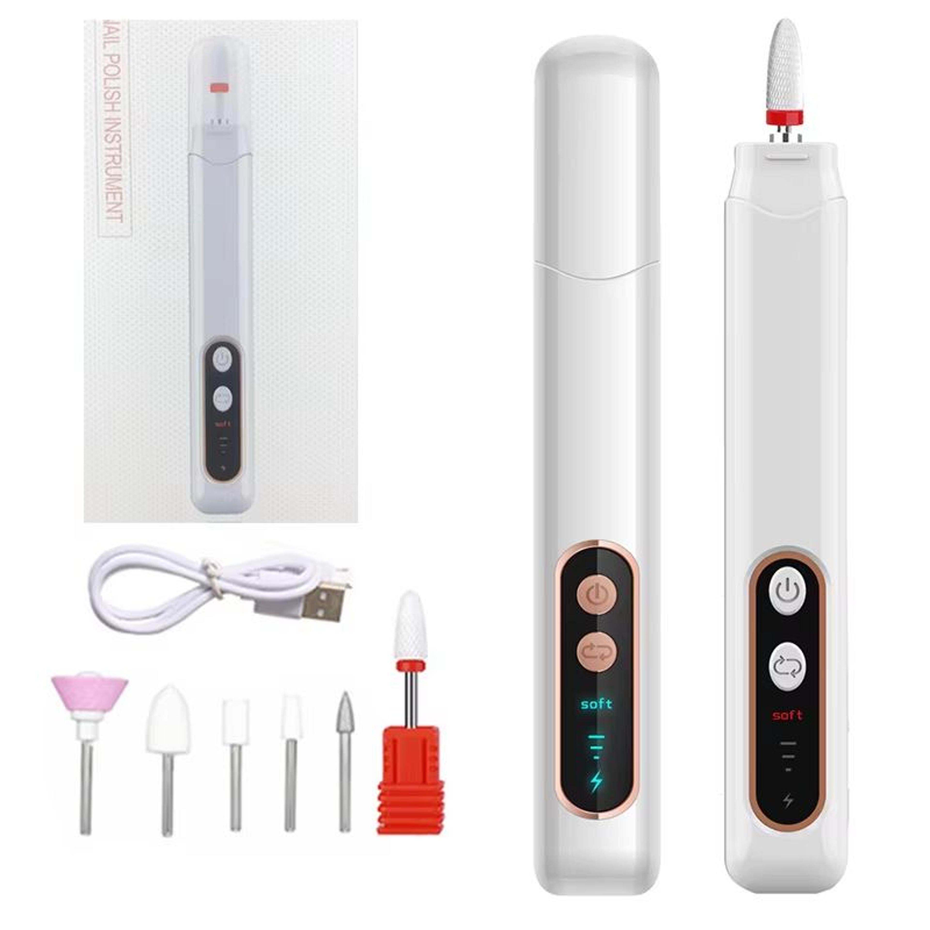 cordless electric nail file & professional manicure pedicure kit for hand and foot care