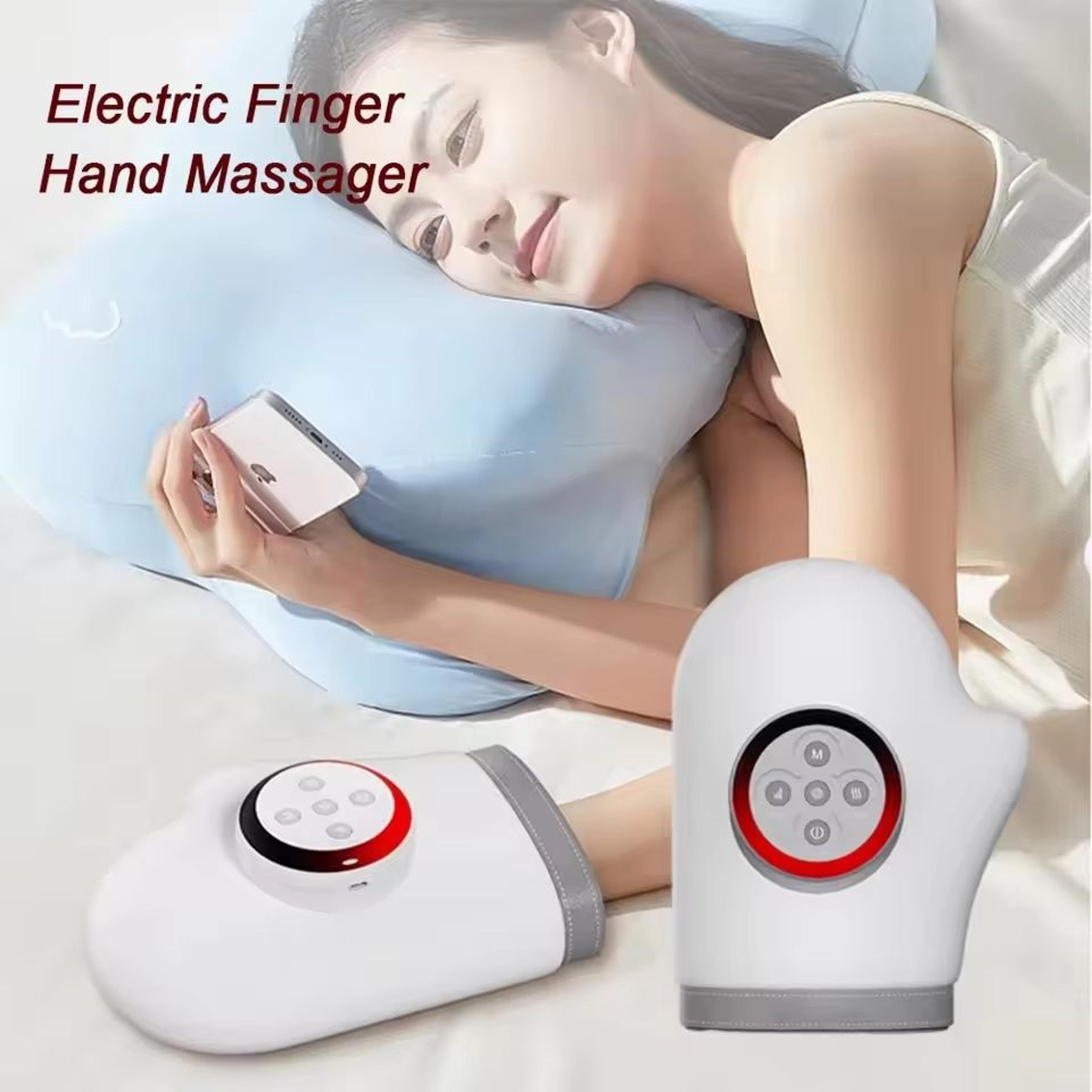 electric kneading hand massager with 3 modes and airbag compression for wrist, finger, and palm fatigue relief