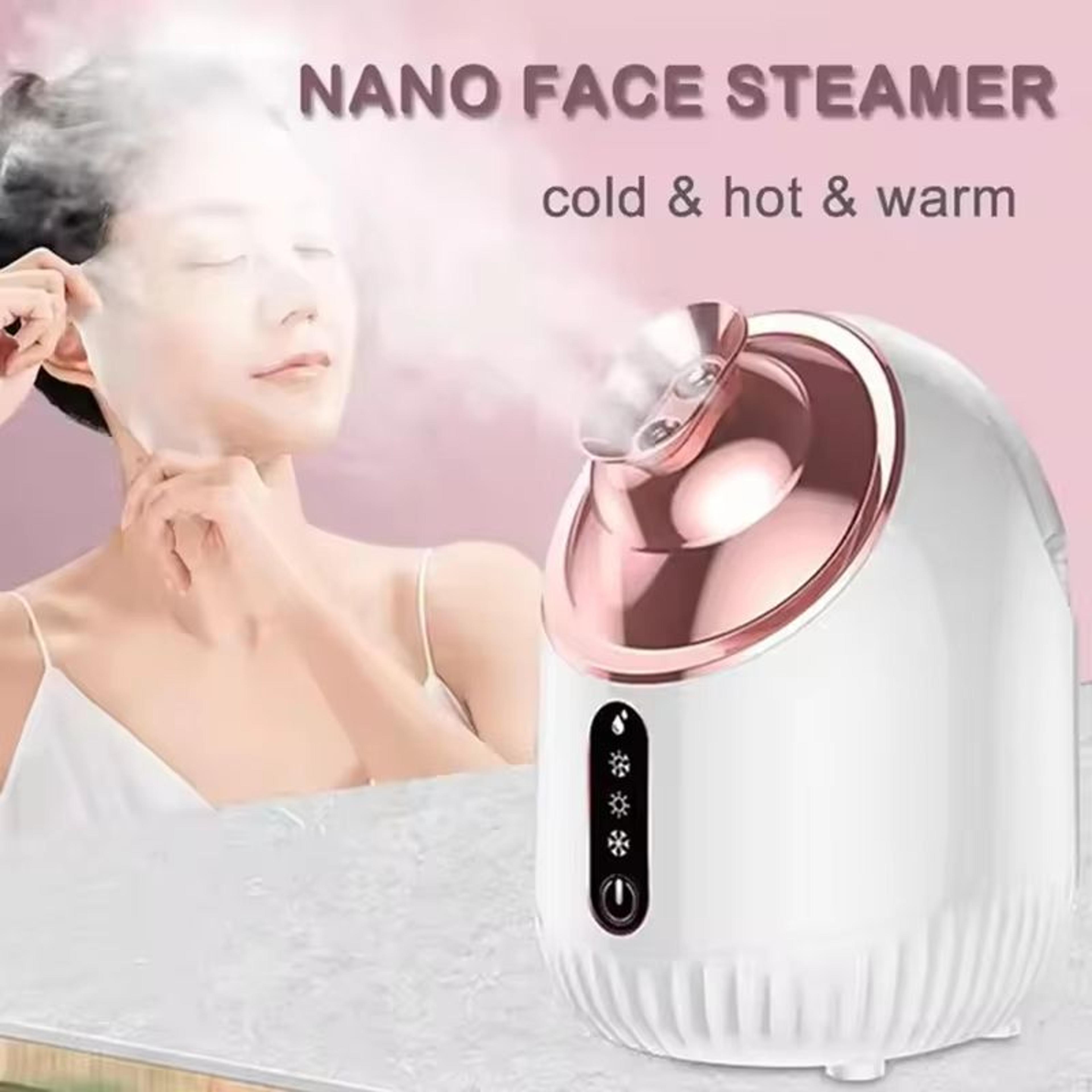 nano mist facial steamer pro for deep hydration & pore cleansing