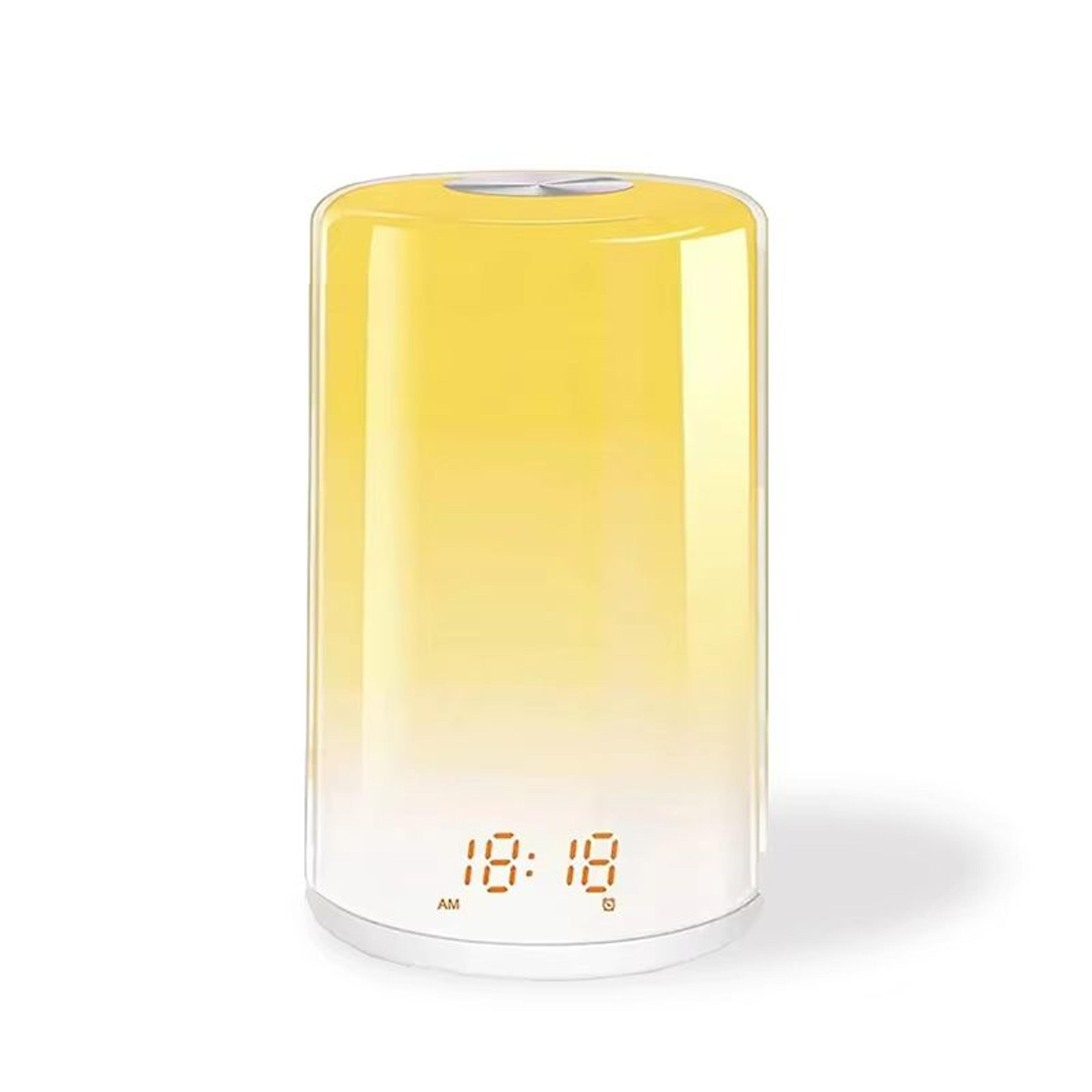 sunrise alarm clock with wake up light, natural sounds & touch control