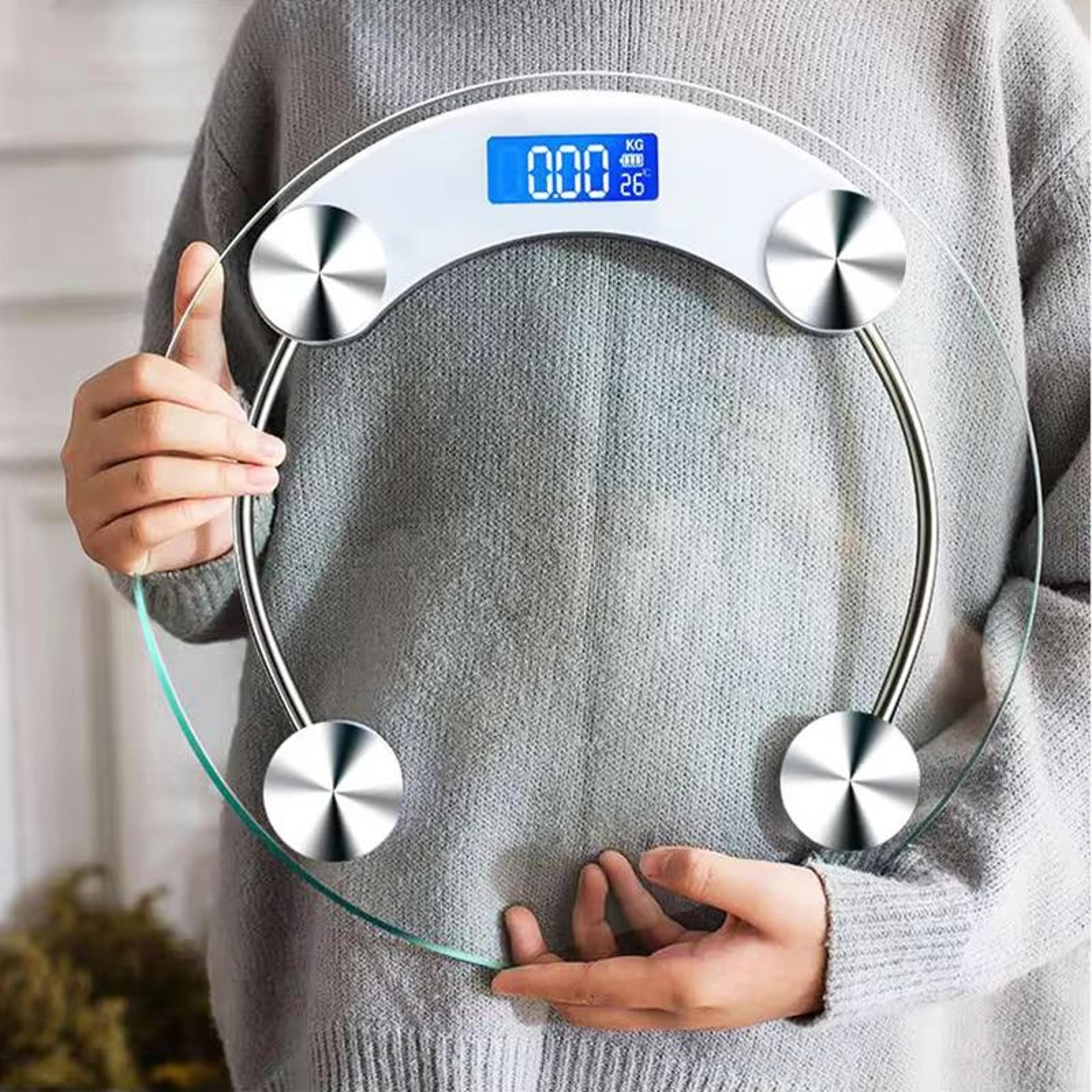 high definition lcd digital body weight scale with precision floor sensors 0.44–397 lbs