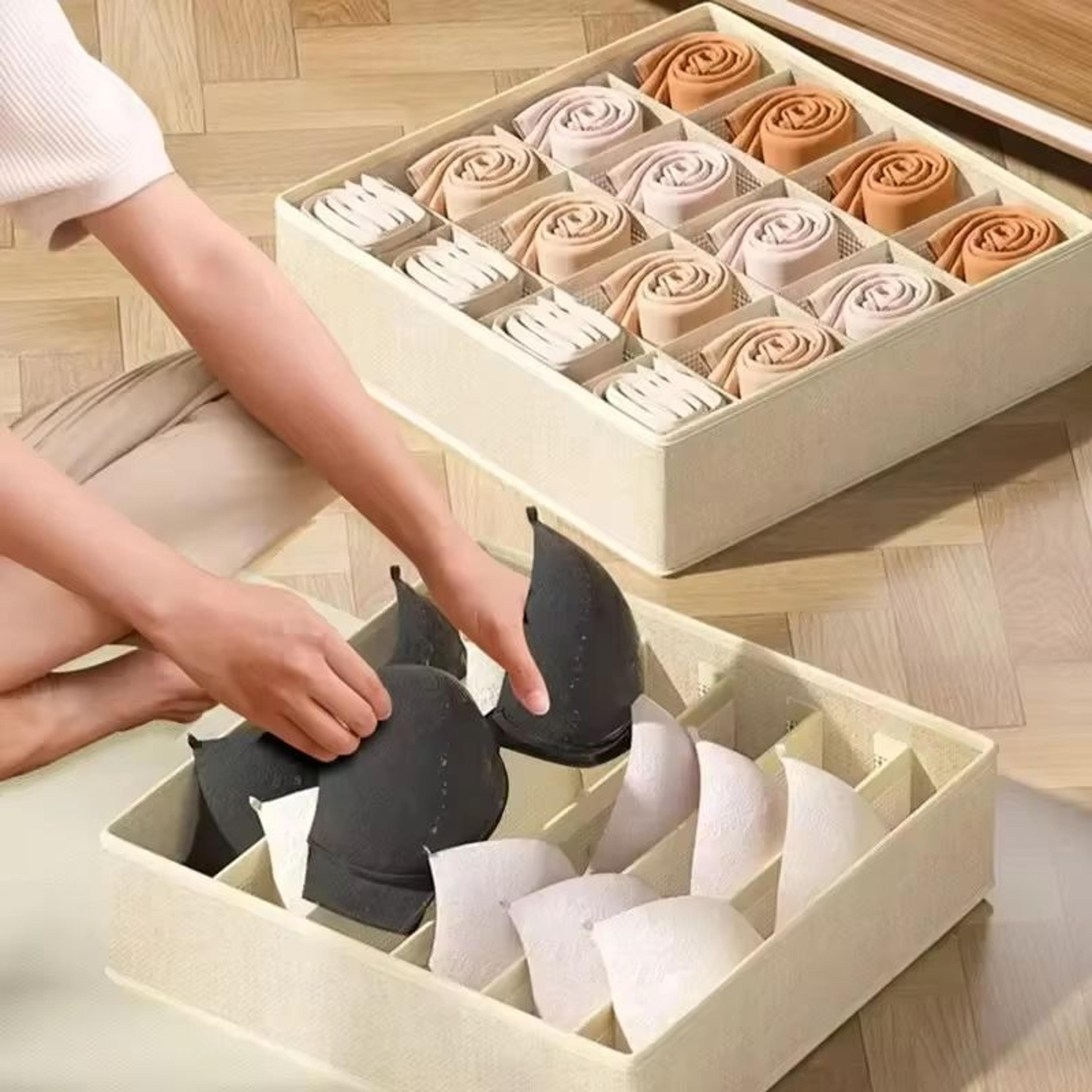 foldable wardrobe clothes storage box with reinforced pp board