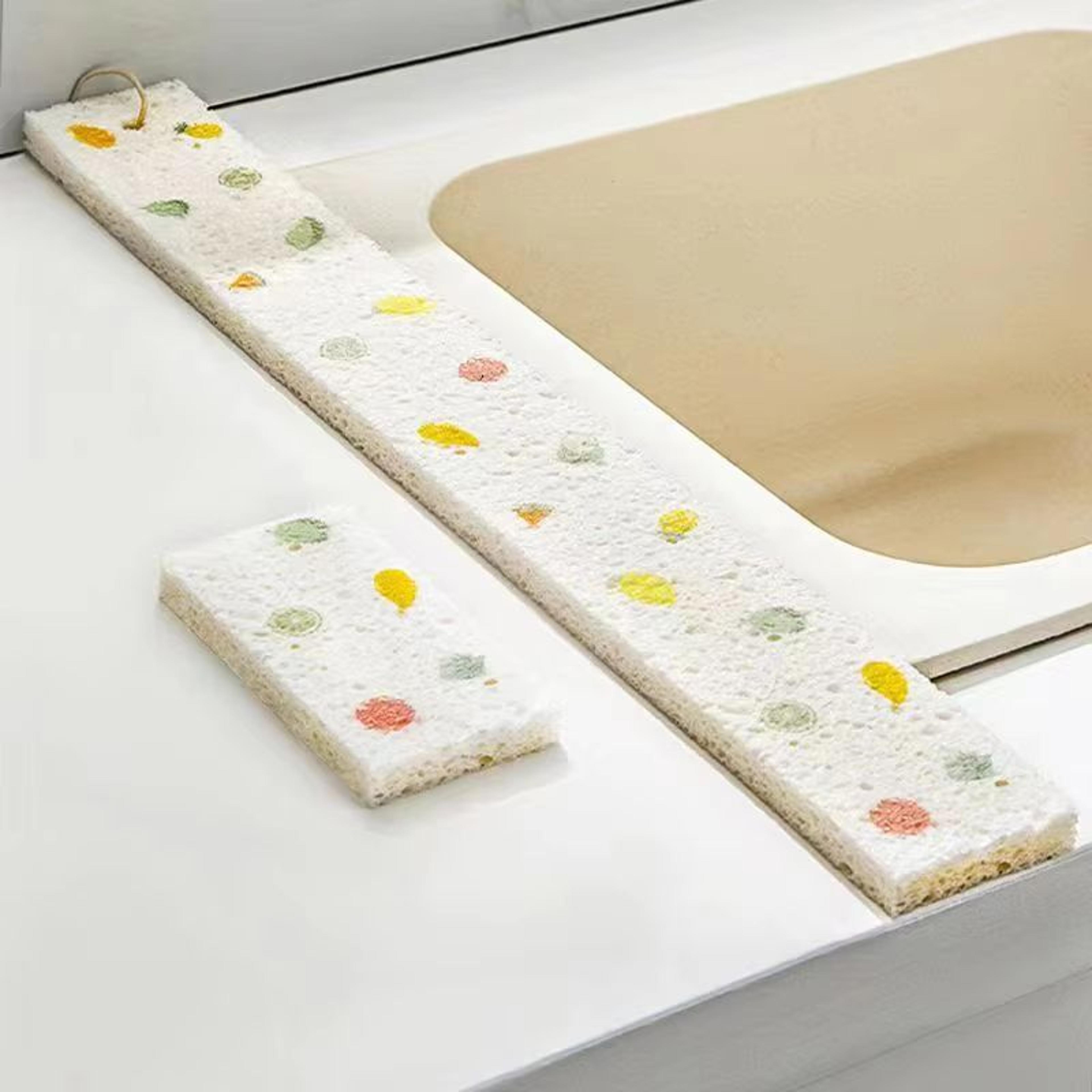 kitchen sink sink splash guard mat water absorbent countertop drying pad with multipurpose dishwashing sponges