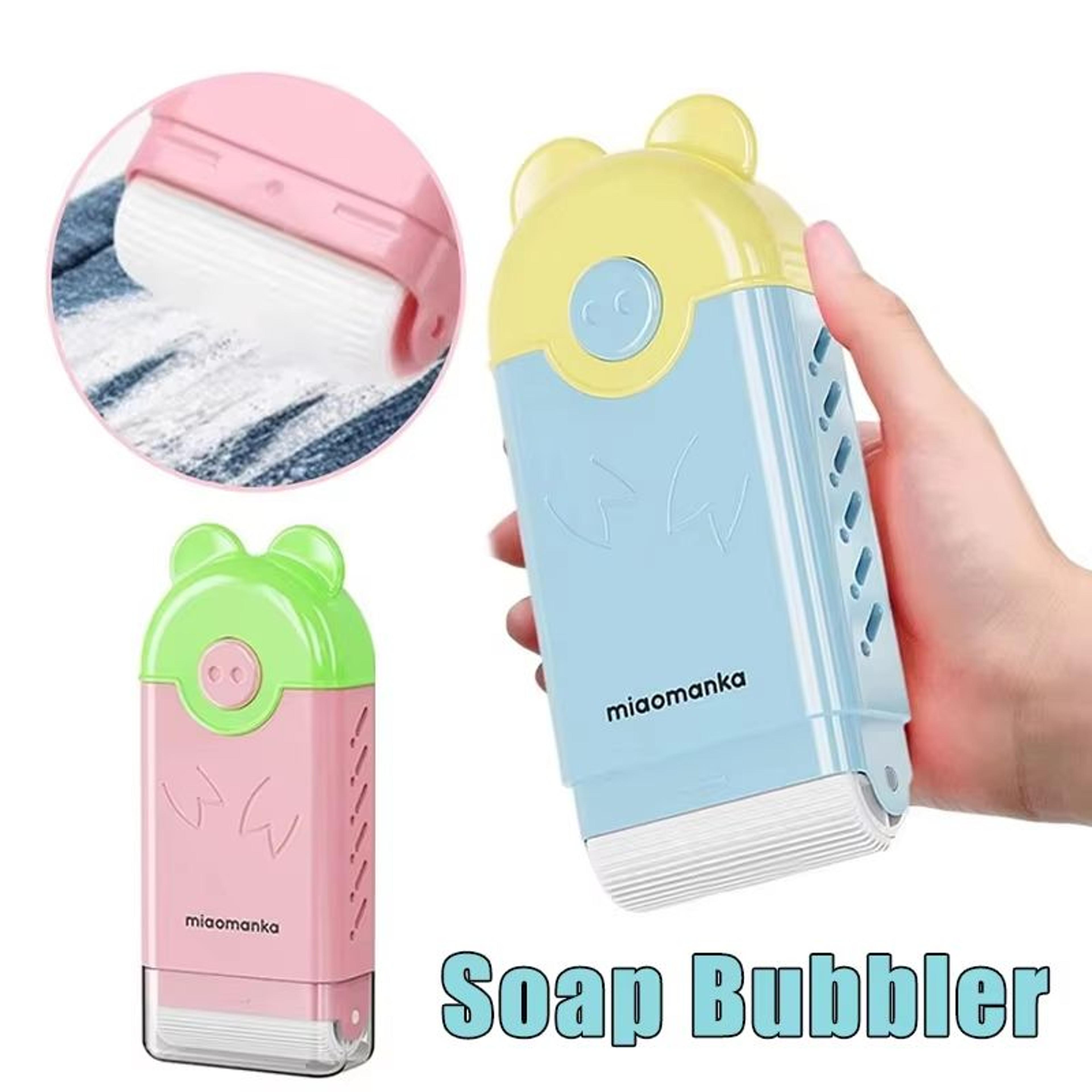 automatic touch-free foam soap dispenser with portable anti-slip soap case and drainage holder