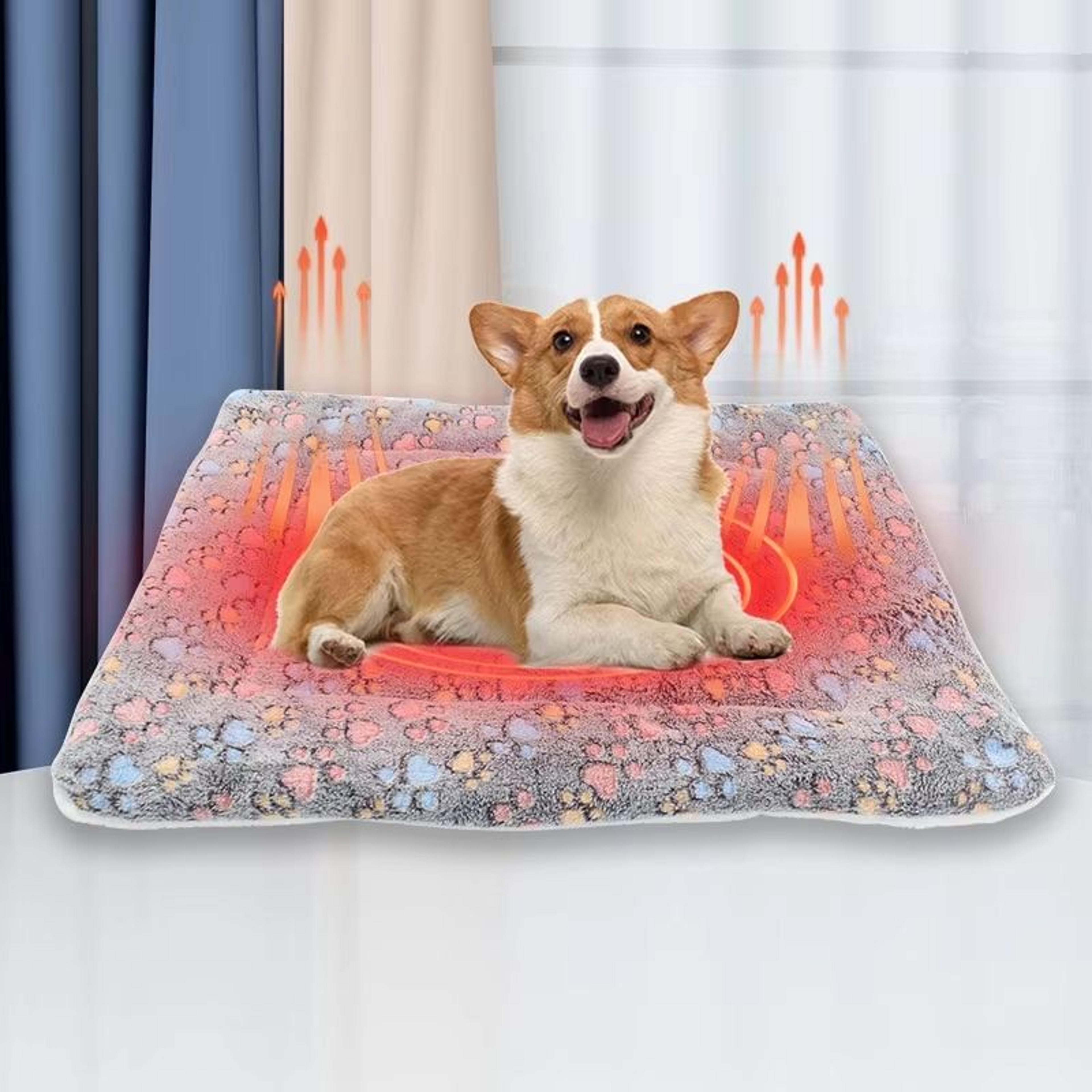 flannel thickened soft pet bed mat warm sleeping blanket for dogs and cats