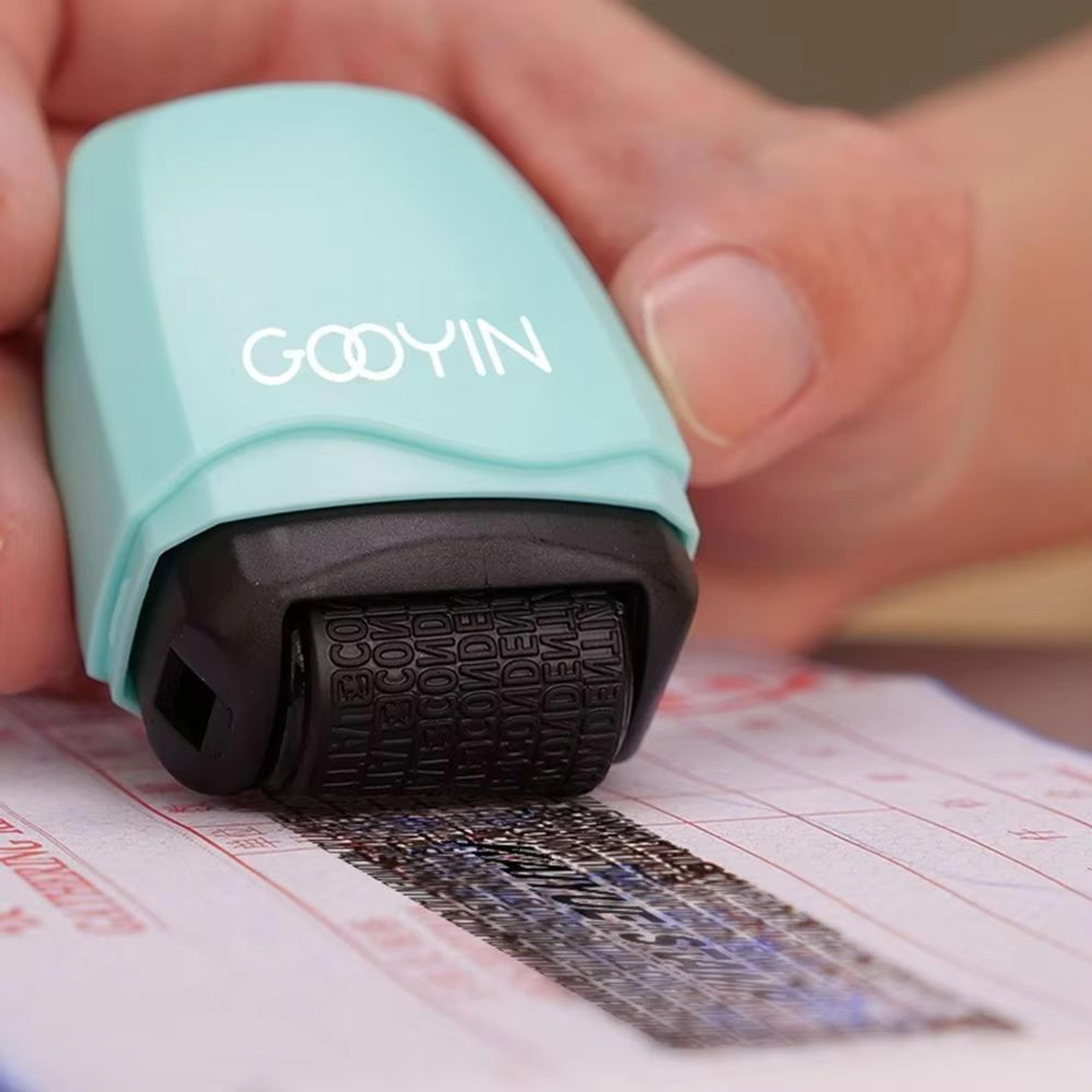 confidential stamp privacy roller eraser self-inking security code eliminator