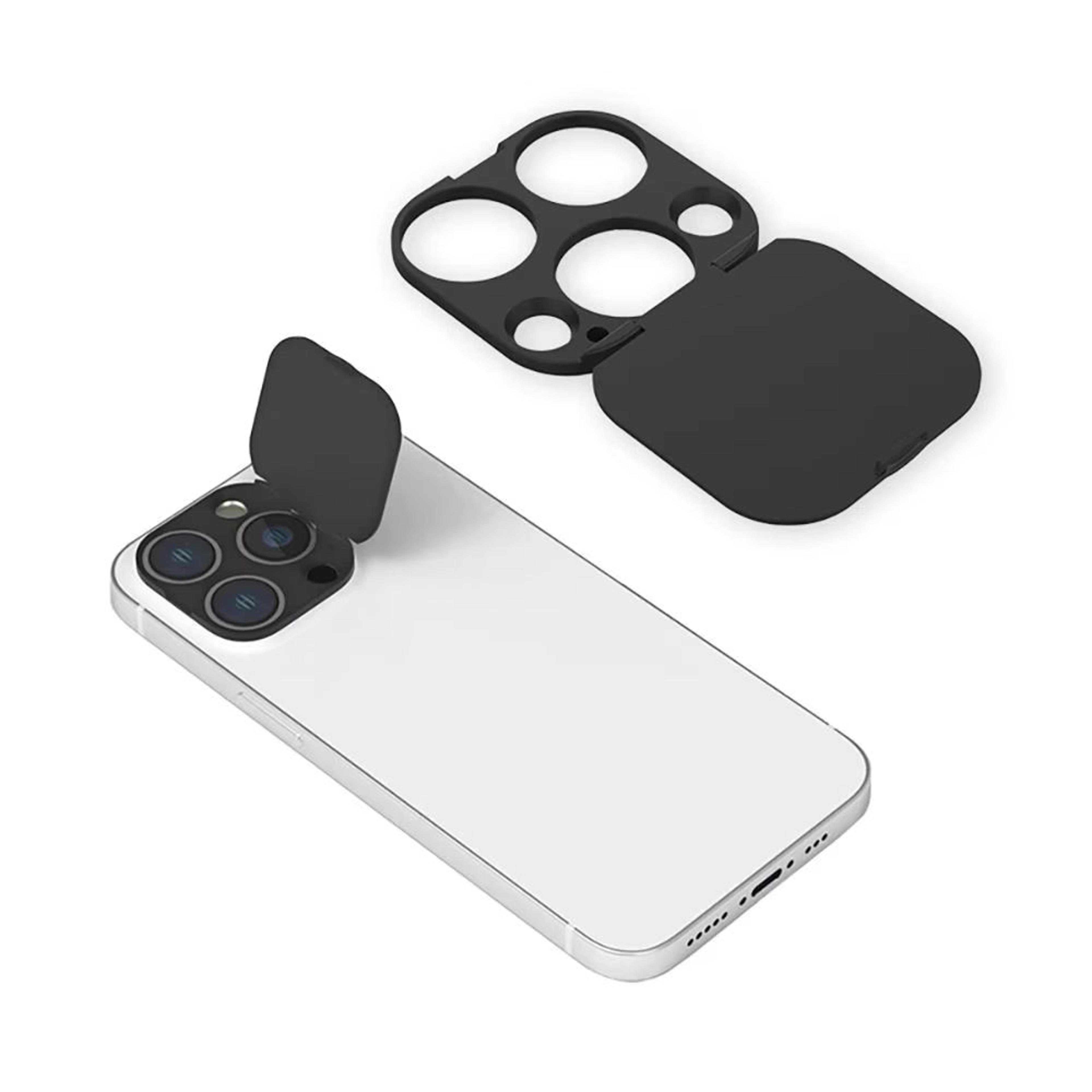 back camera lens flip cover protector with privacy webcam sticker for iphone 13 pro max and 13 mini
