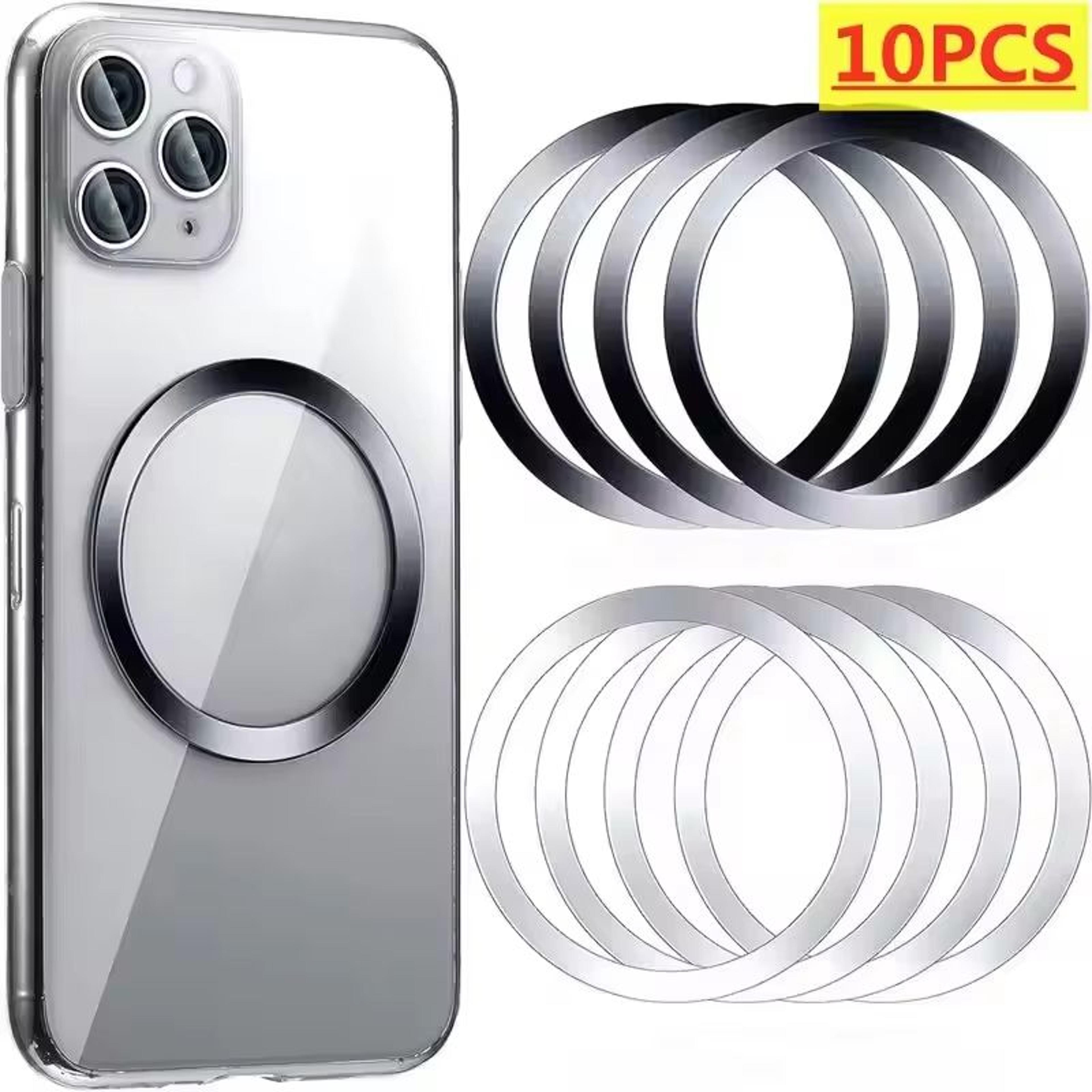 universal magnetic metal plate ring 10-pack for magsafe wireless charger and car holder
